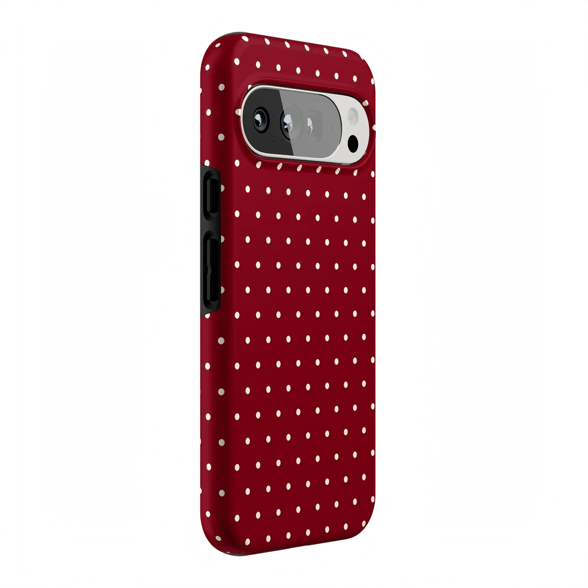 On the Dot | Maroon Polka Dot Case