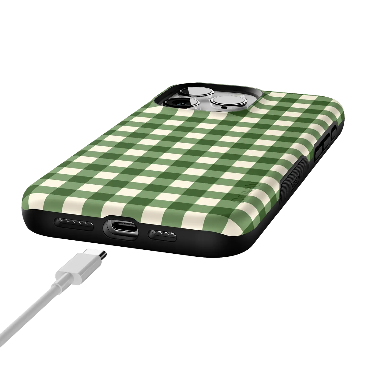 Checked Twice | Green Plaid Case