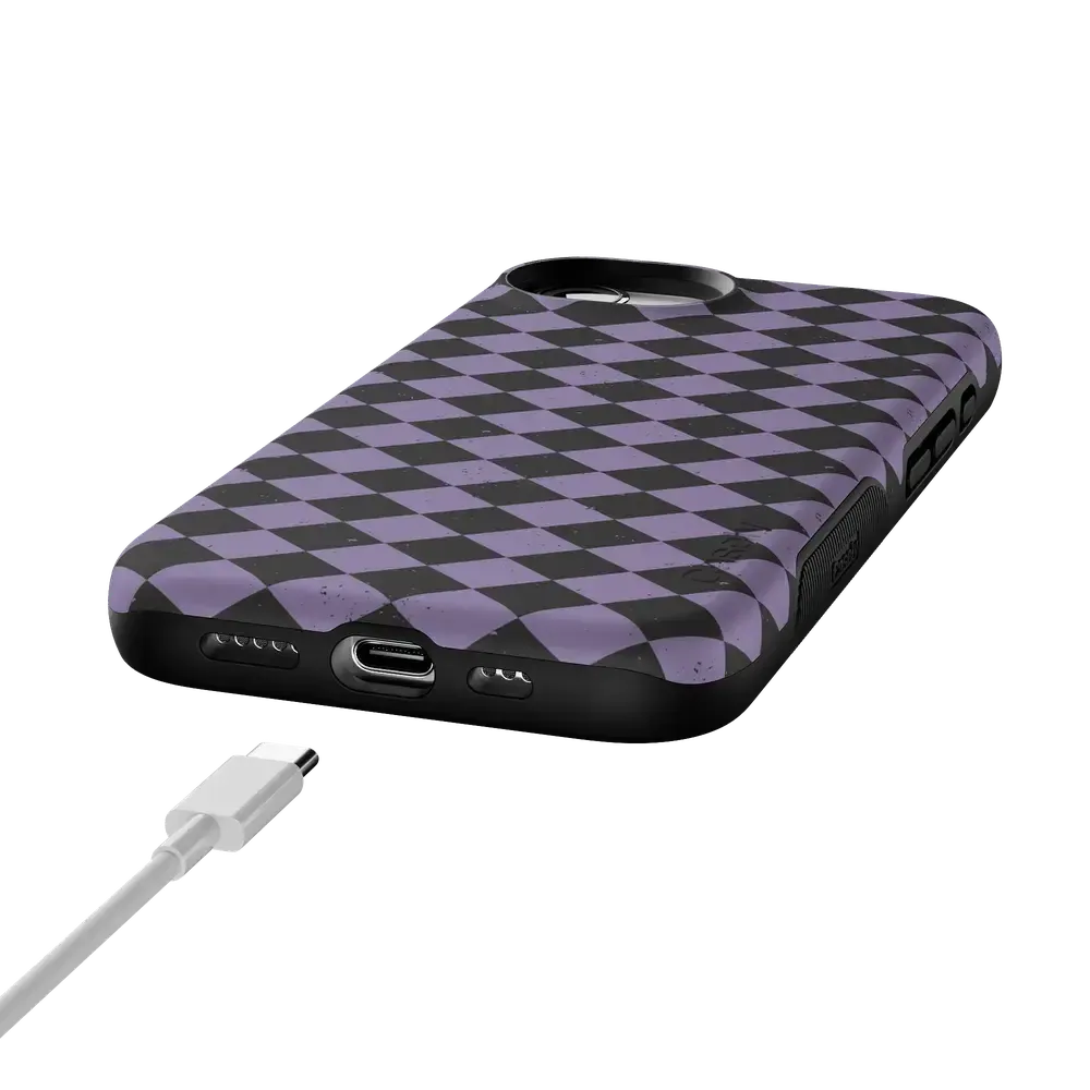 Midnight Hex | Purple Checkered Case