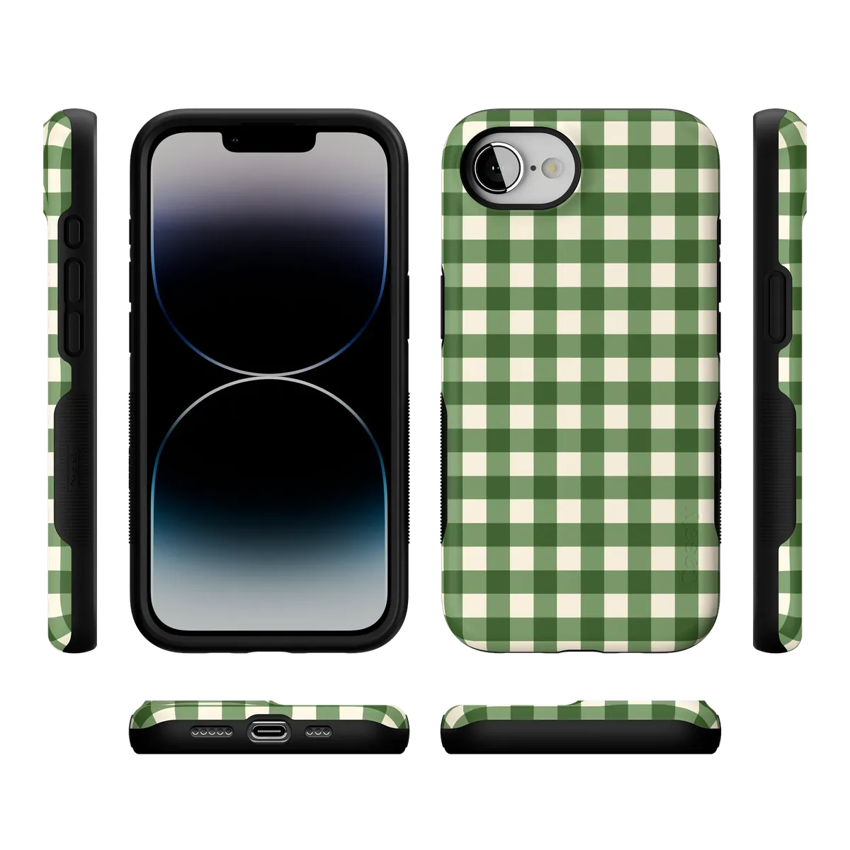 Checked Twice | Green Plaid Case