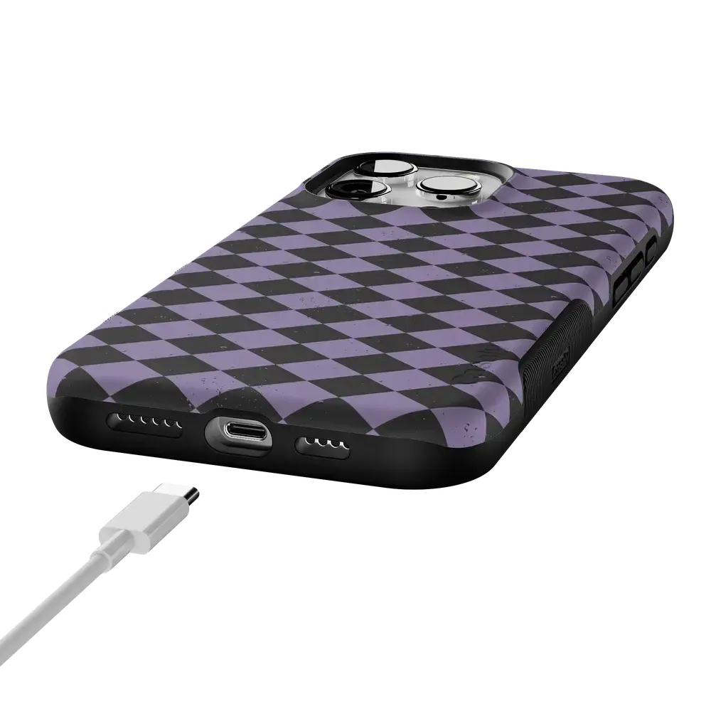 Midnight Hex | Purple Checkered Case