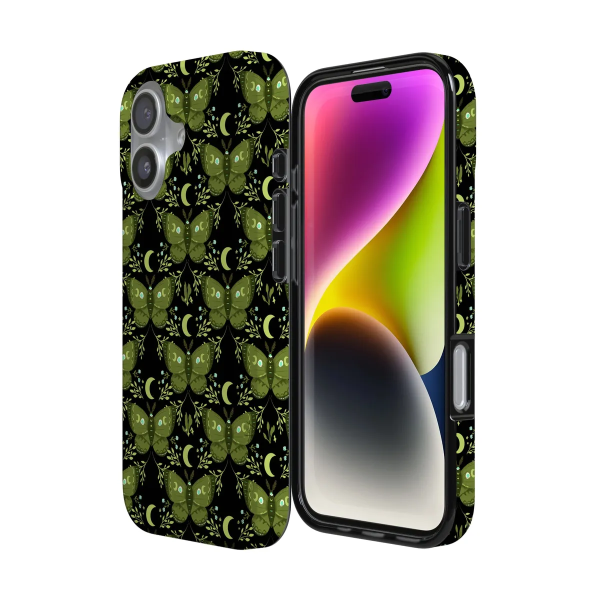 Mystic Moths | Green Twilight Case