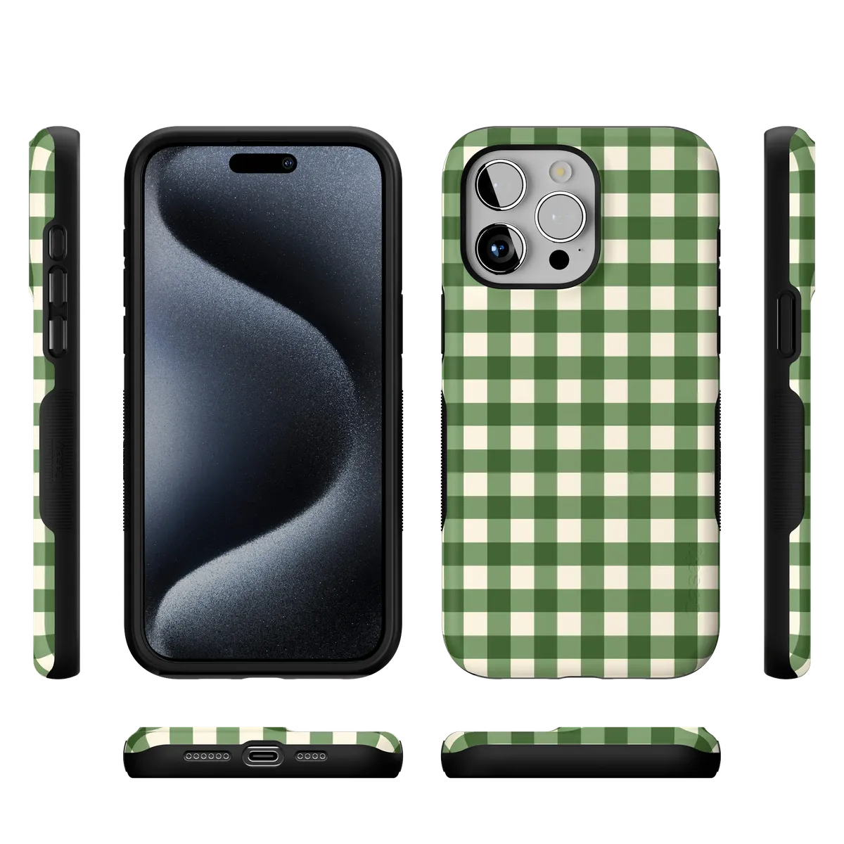 Checked Twice | Green Plaid Case