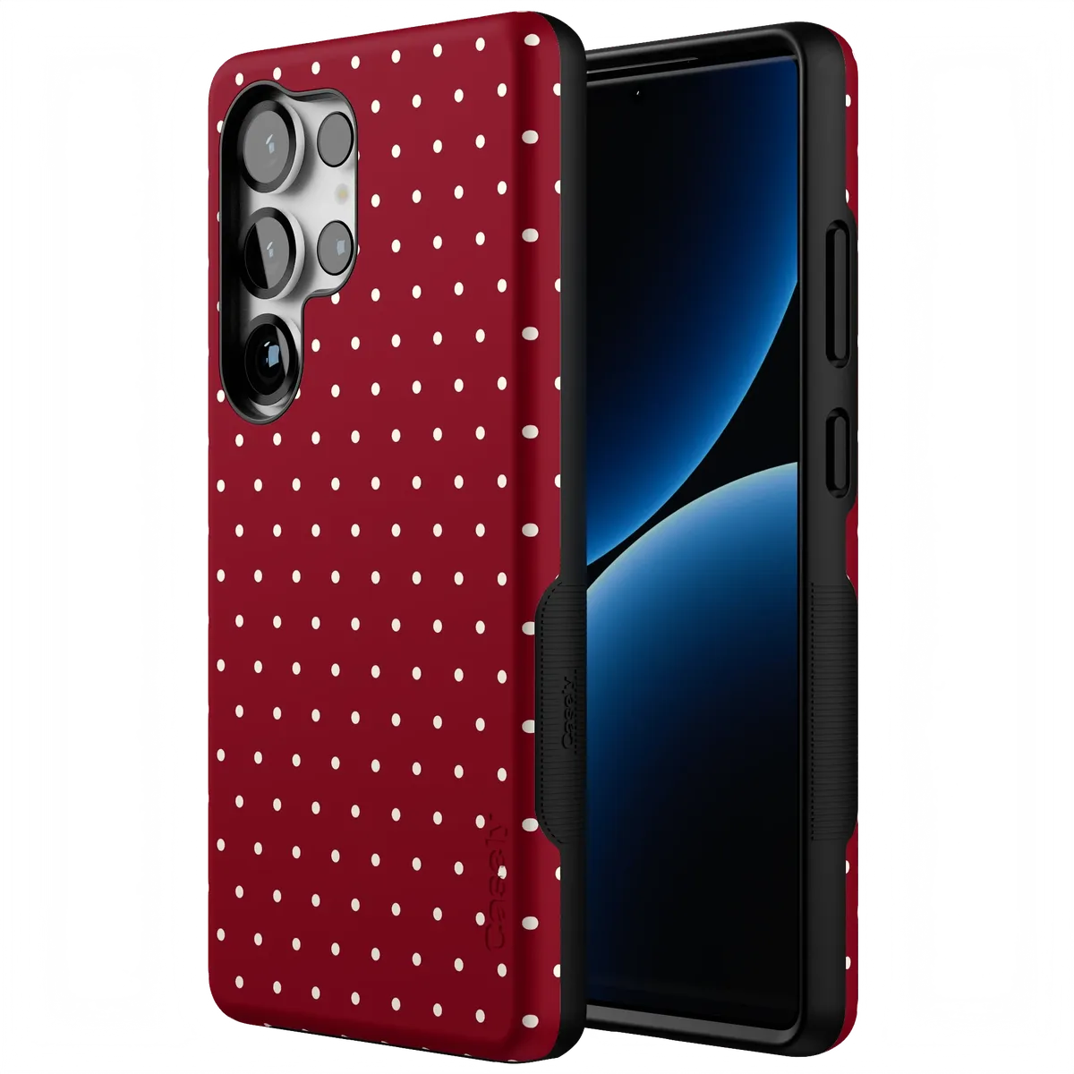 On the Dot | Maroon Polka Dot Case