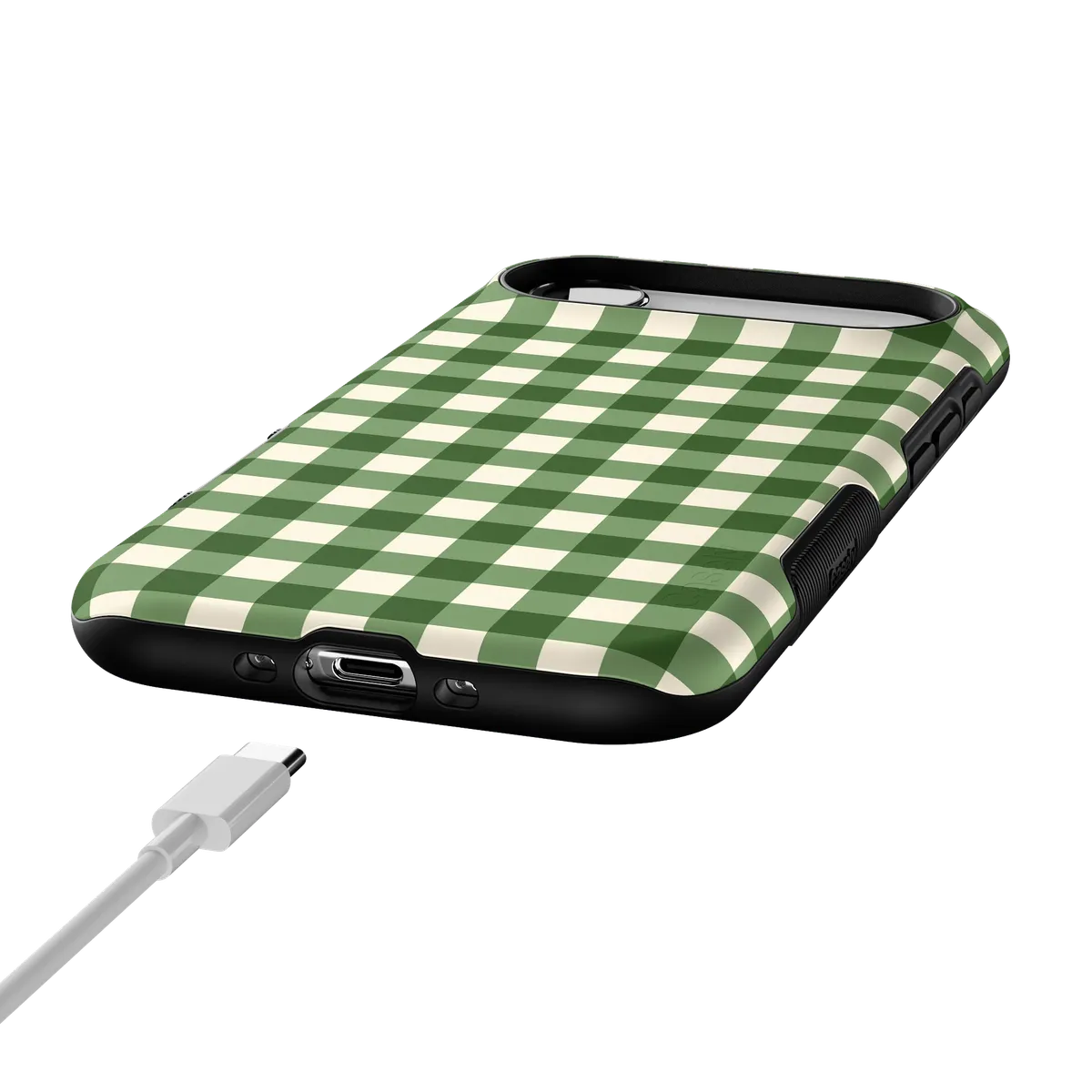 Checked Twice | Green Plaid Case