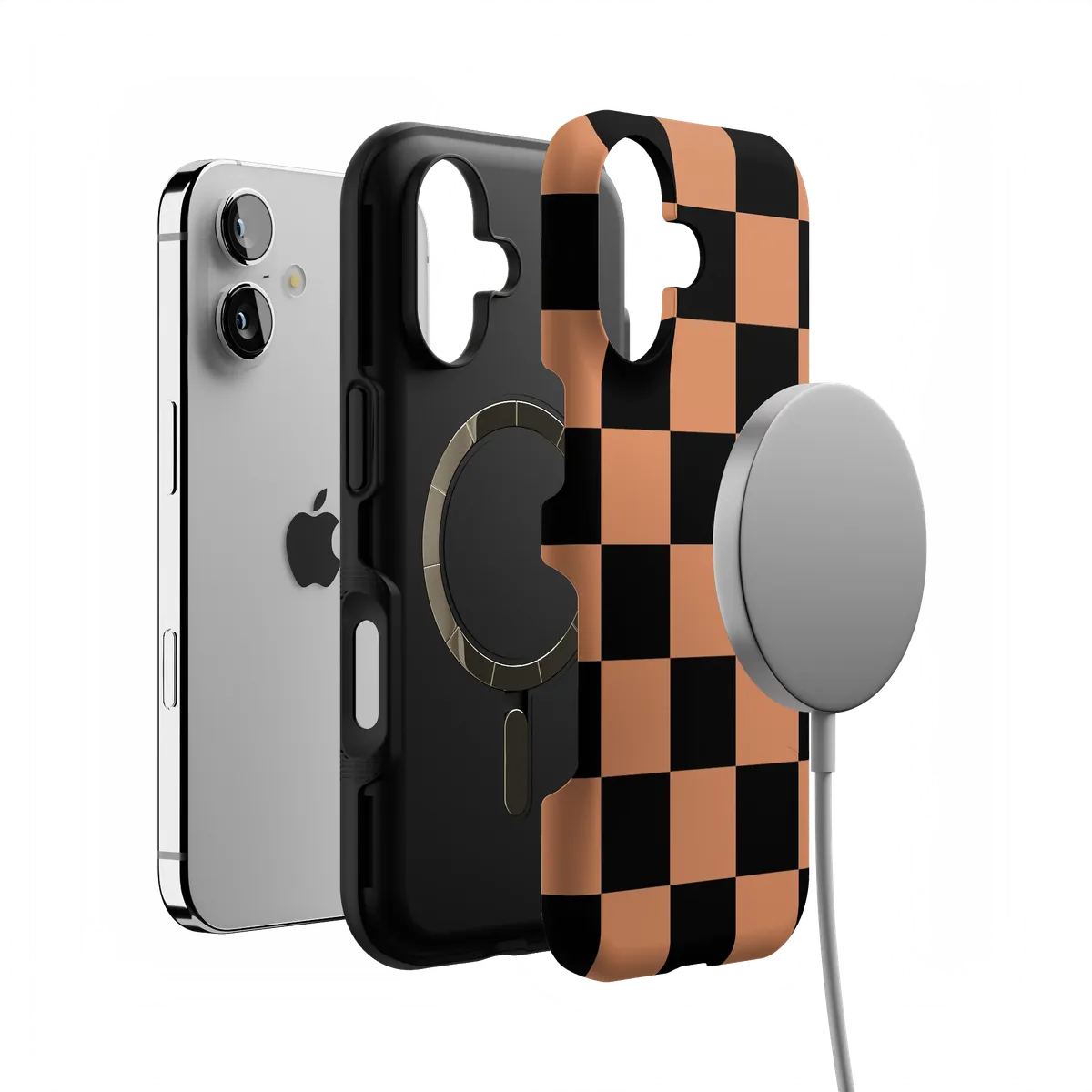 Fit Check | Black & Brown Checkerboard Case