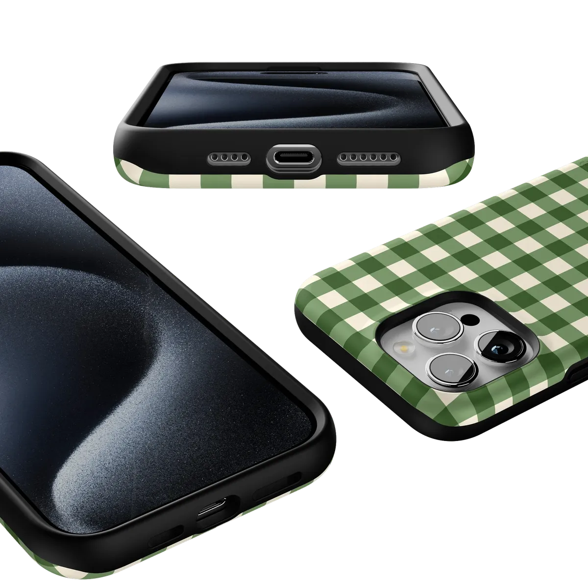 Checked Twice | Green Plaid Case