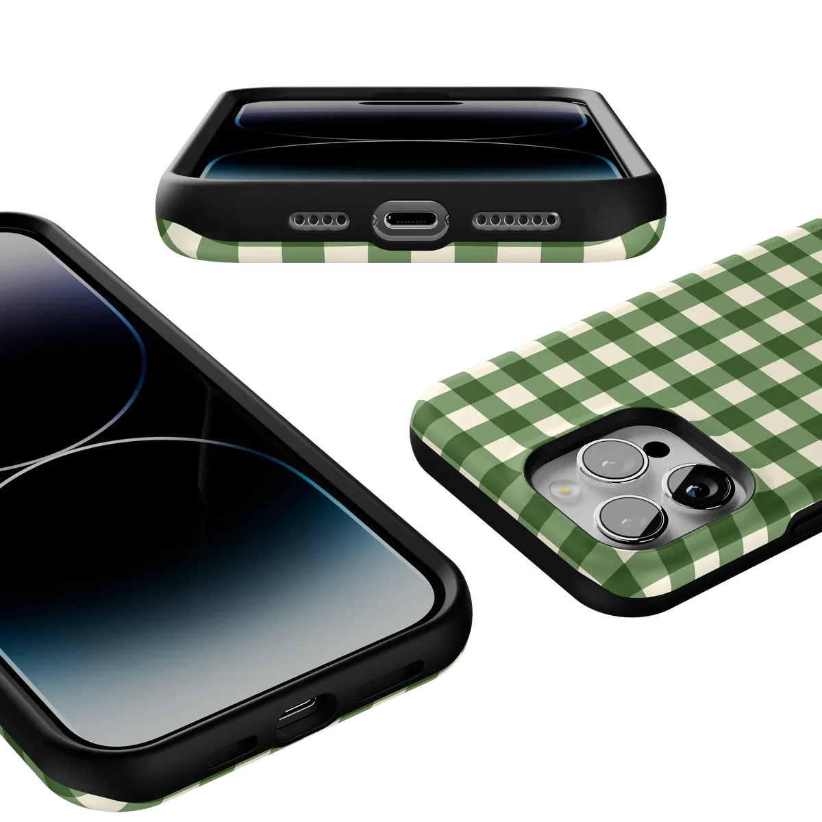 Checked Twice | Green Plaid Case