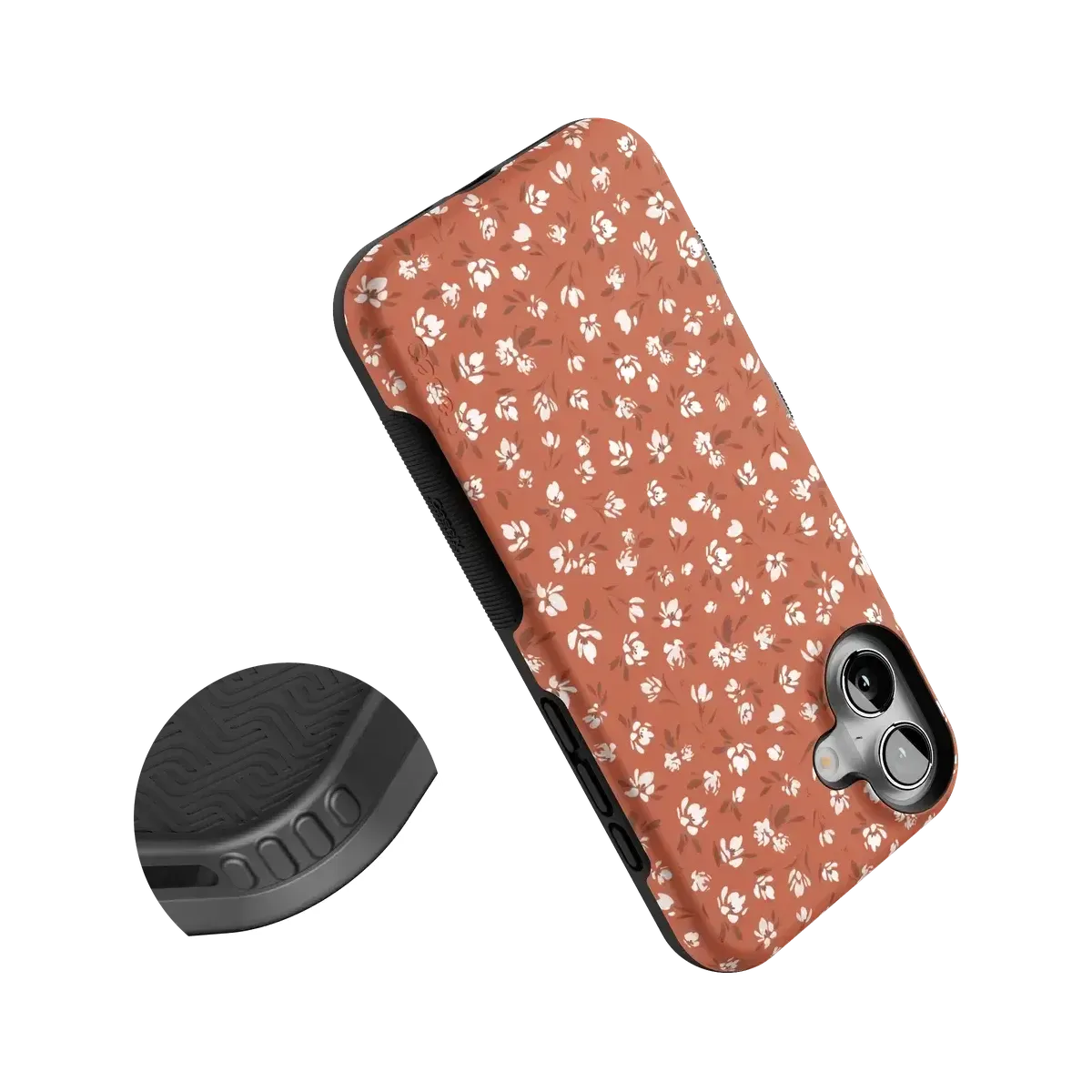 Mocha Meadow | Tiny Flowers Case