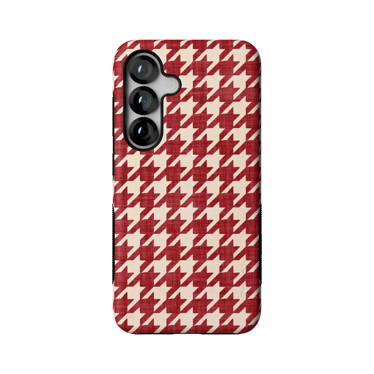 Scarlet Stitch | Red Houndstooth Case