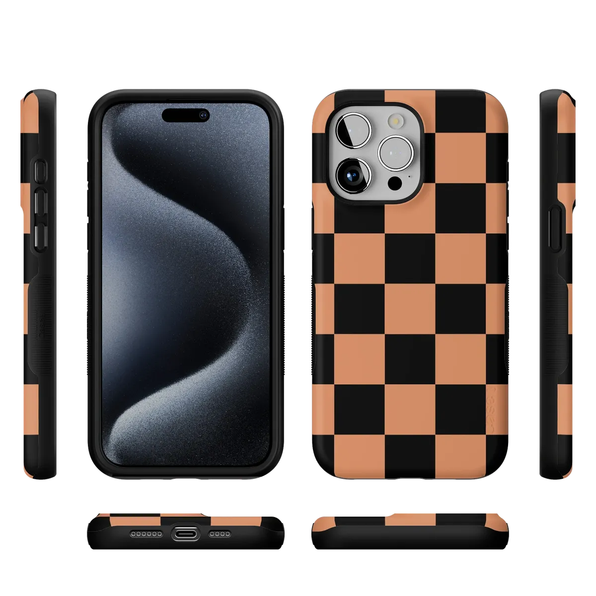 Fit Check | Black & Brown Checkerboard Case
