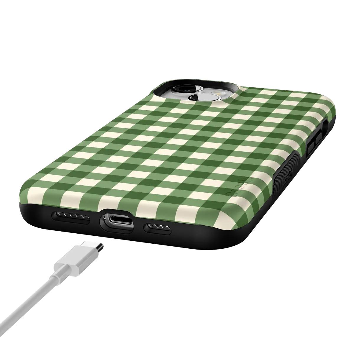 Checked Twice | Green Plaid Case