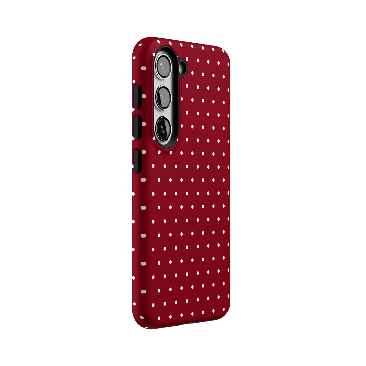 On the Dot | Maroon Polka Dot Case