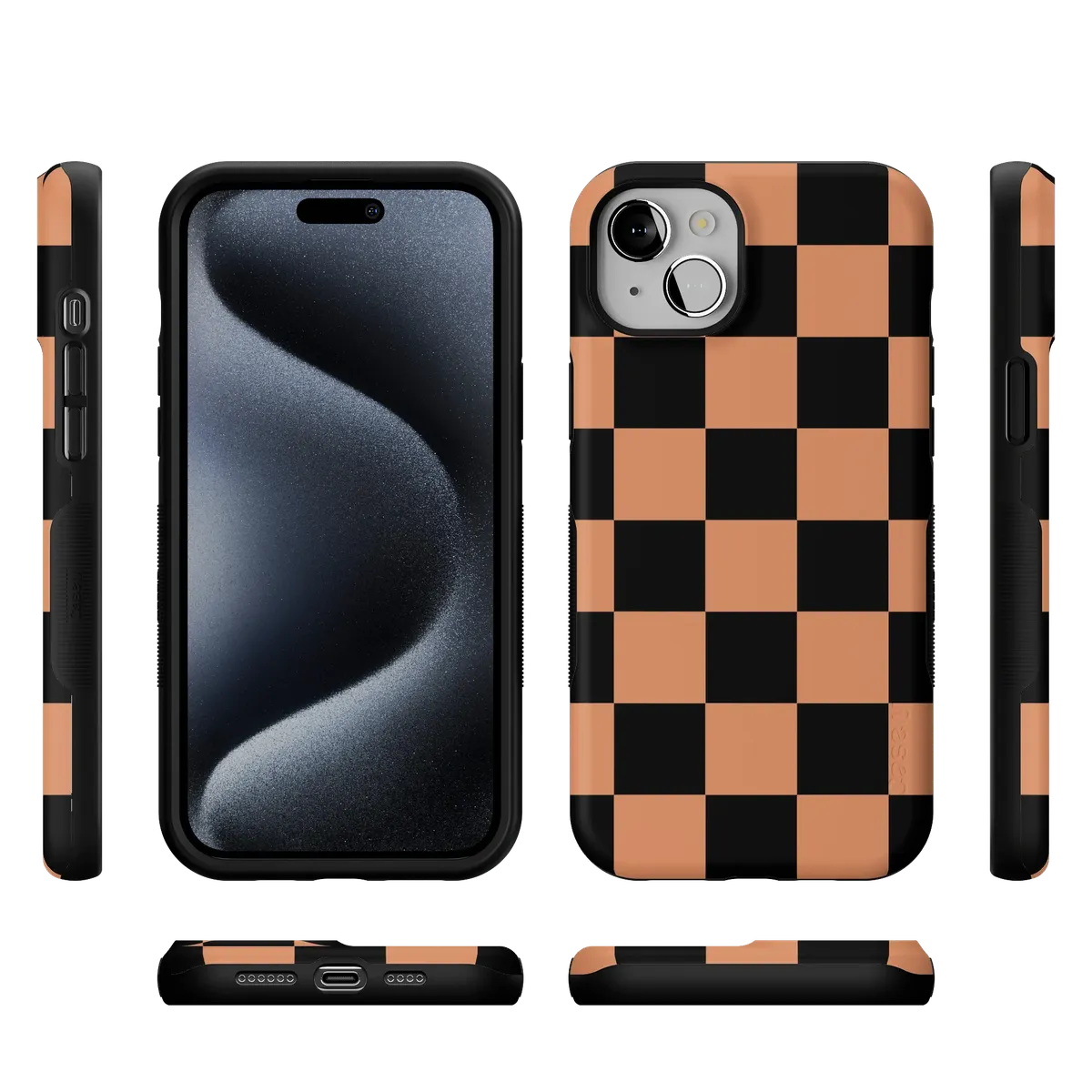 Fit Check | Black & Brown Checkerboard Case