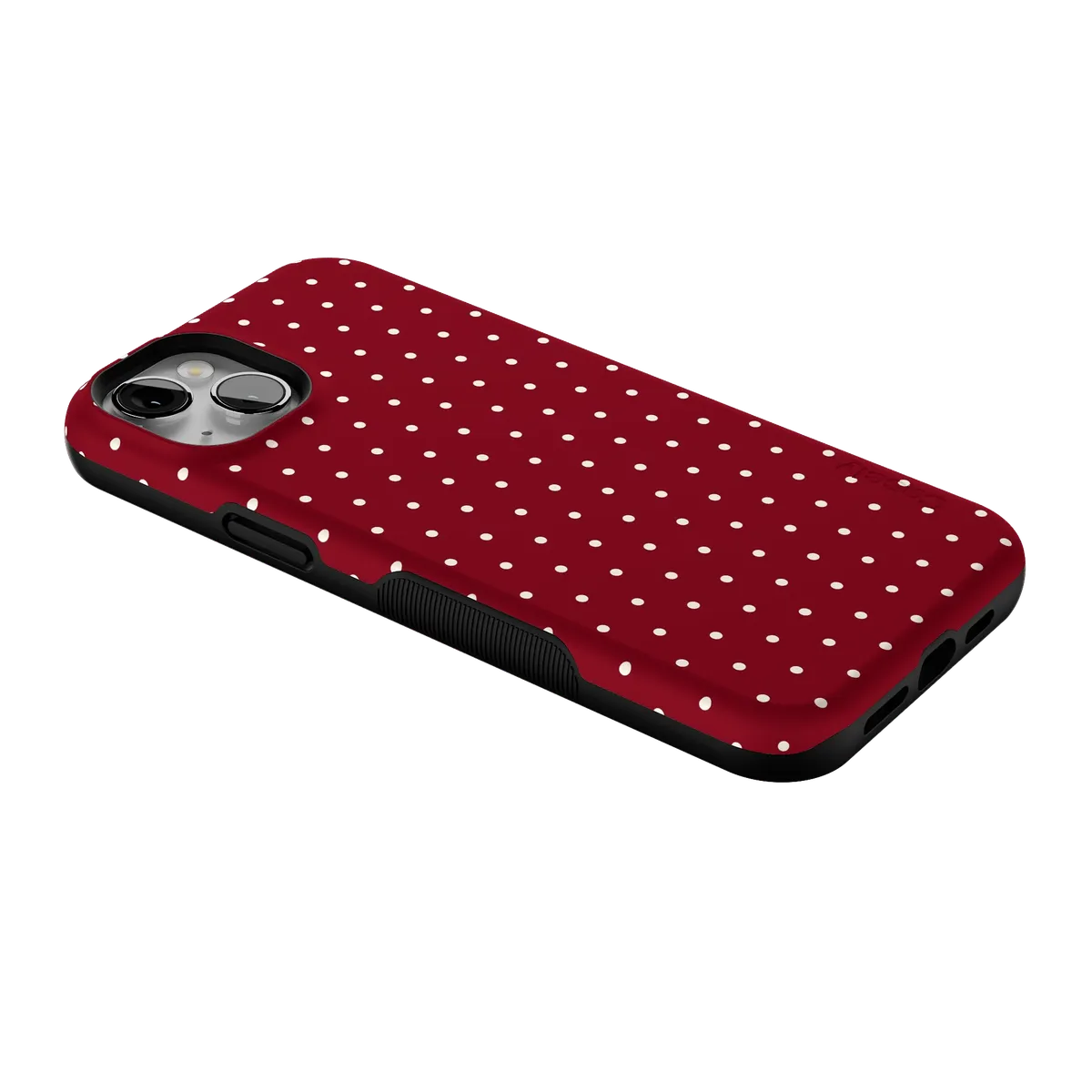 On the Dot | Maroon Polka Dot Case