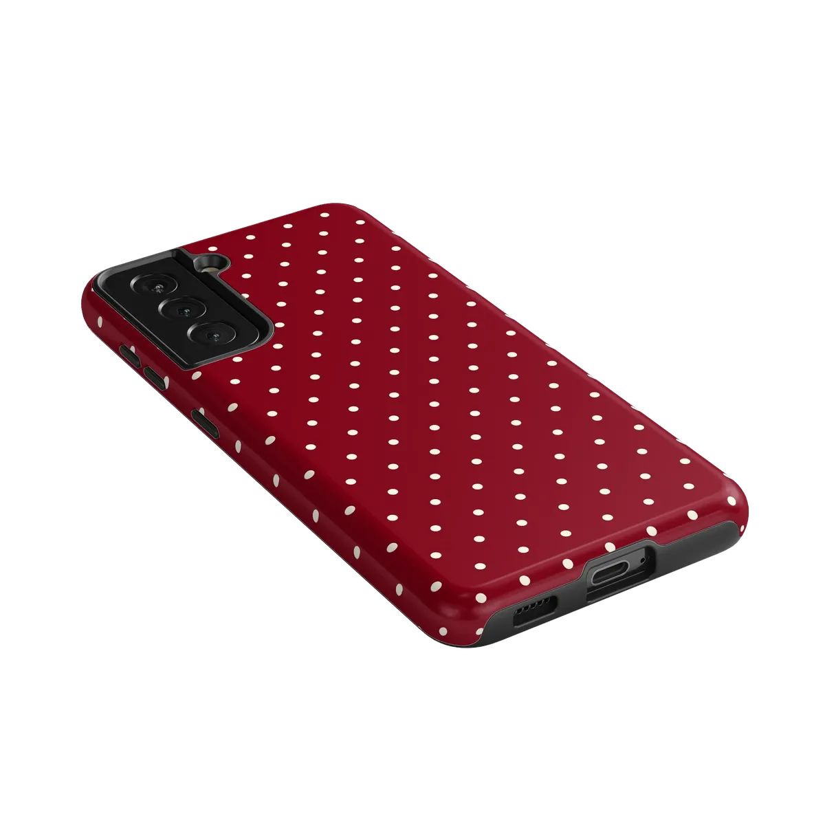 On the Dot | Maroon Polka Dot Case