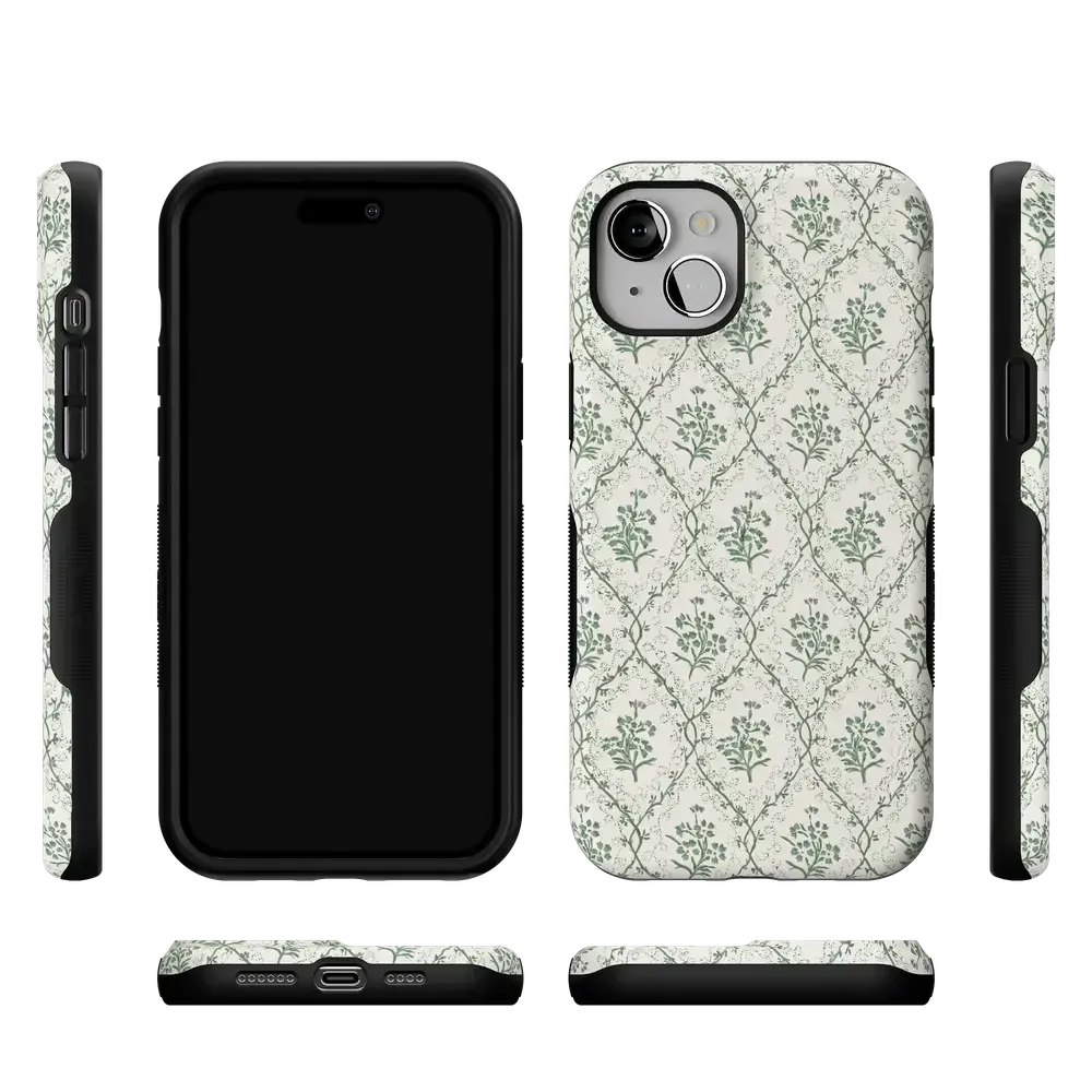 Sage Tapestry | Floral Vines Case