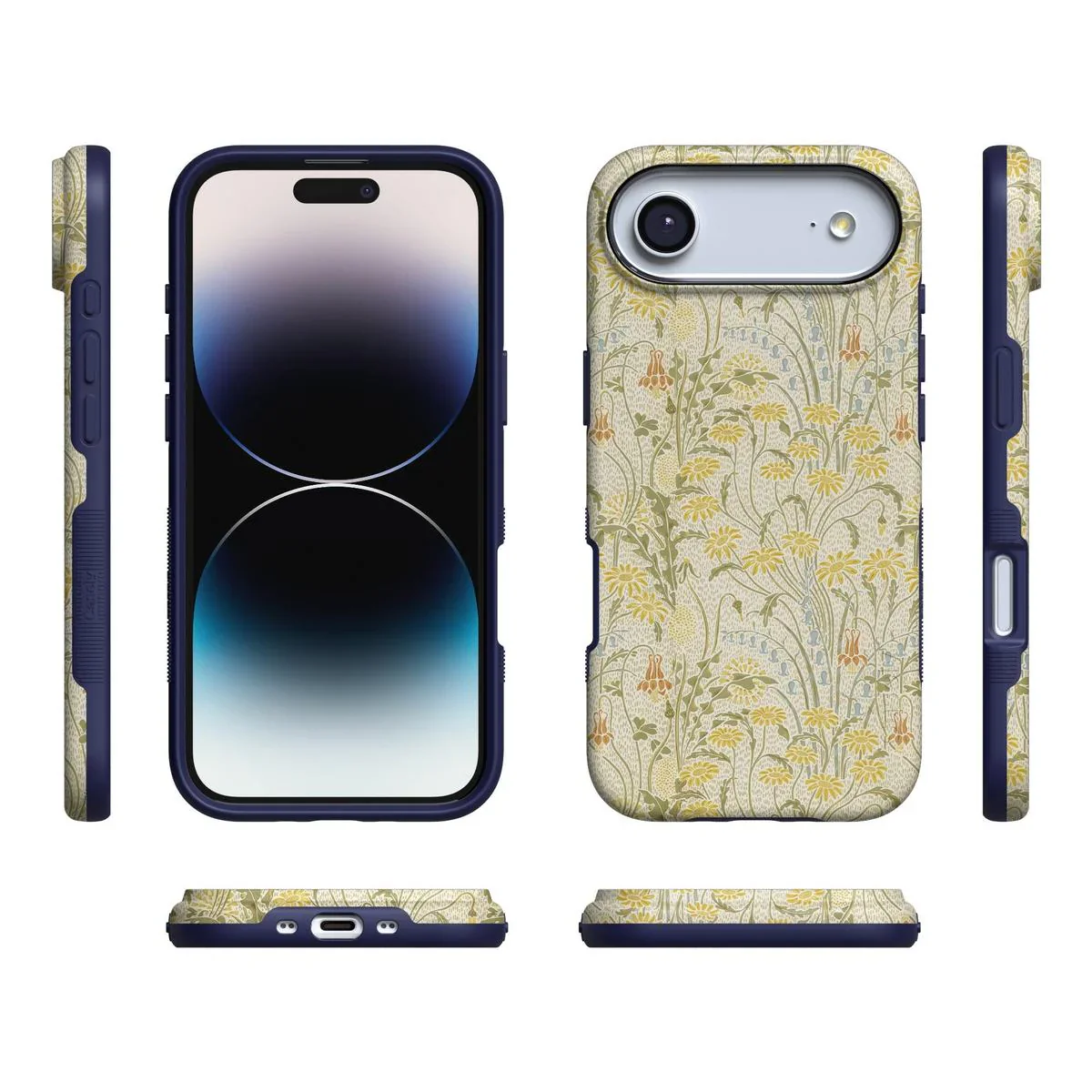 Boho Blooms | Golden Floral Case