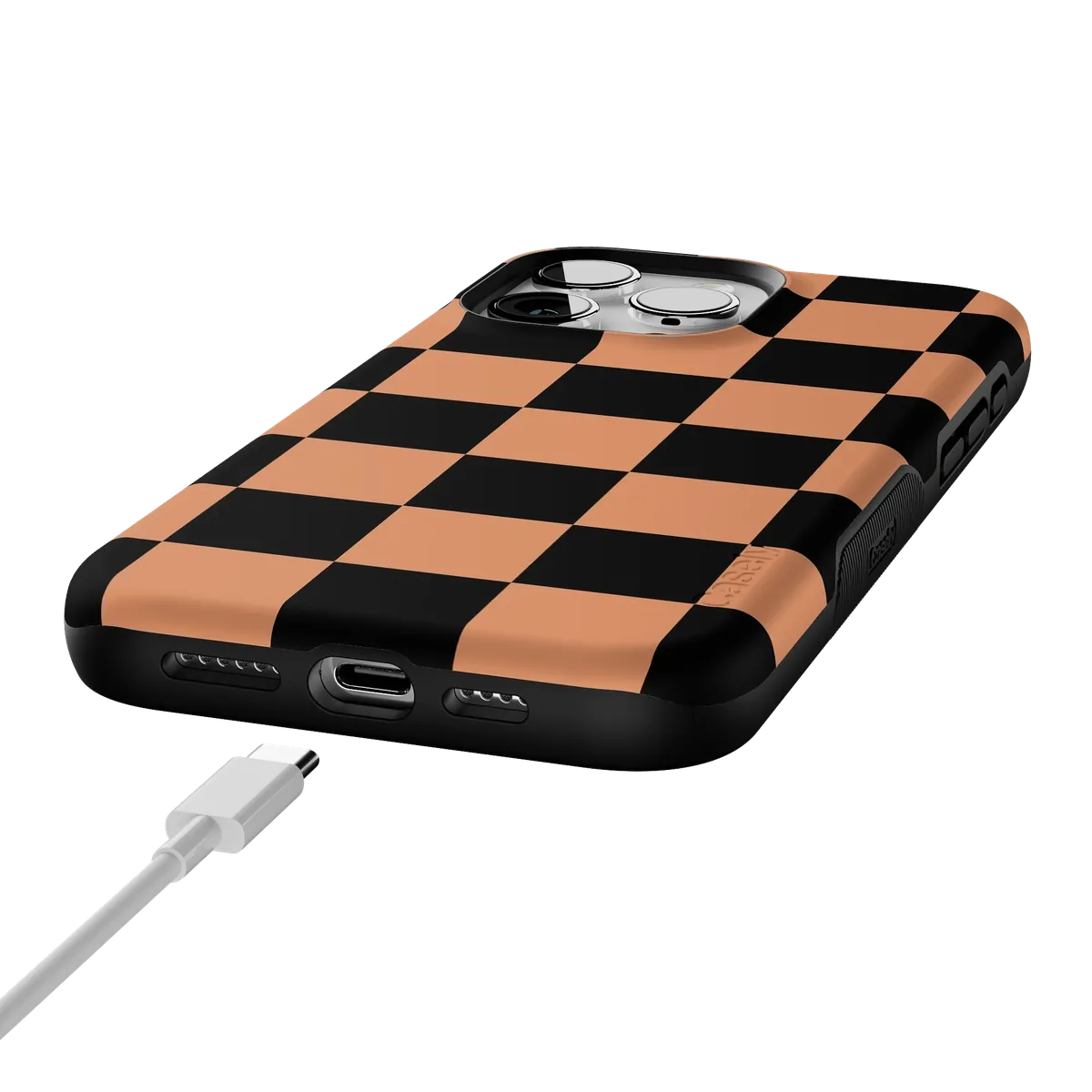 Fit Check | Black & Brown Checkerboard Case