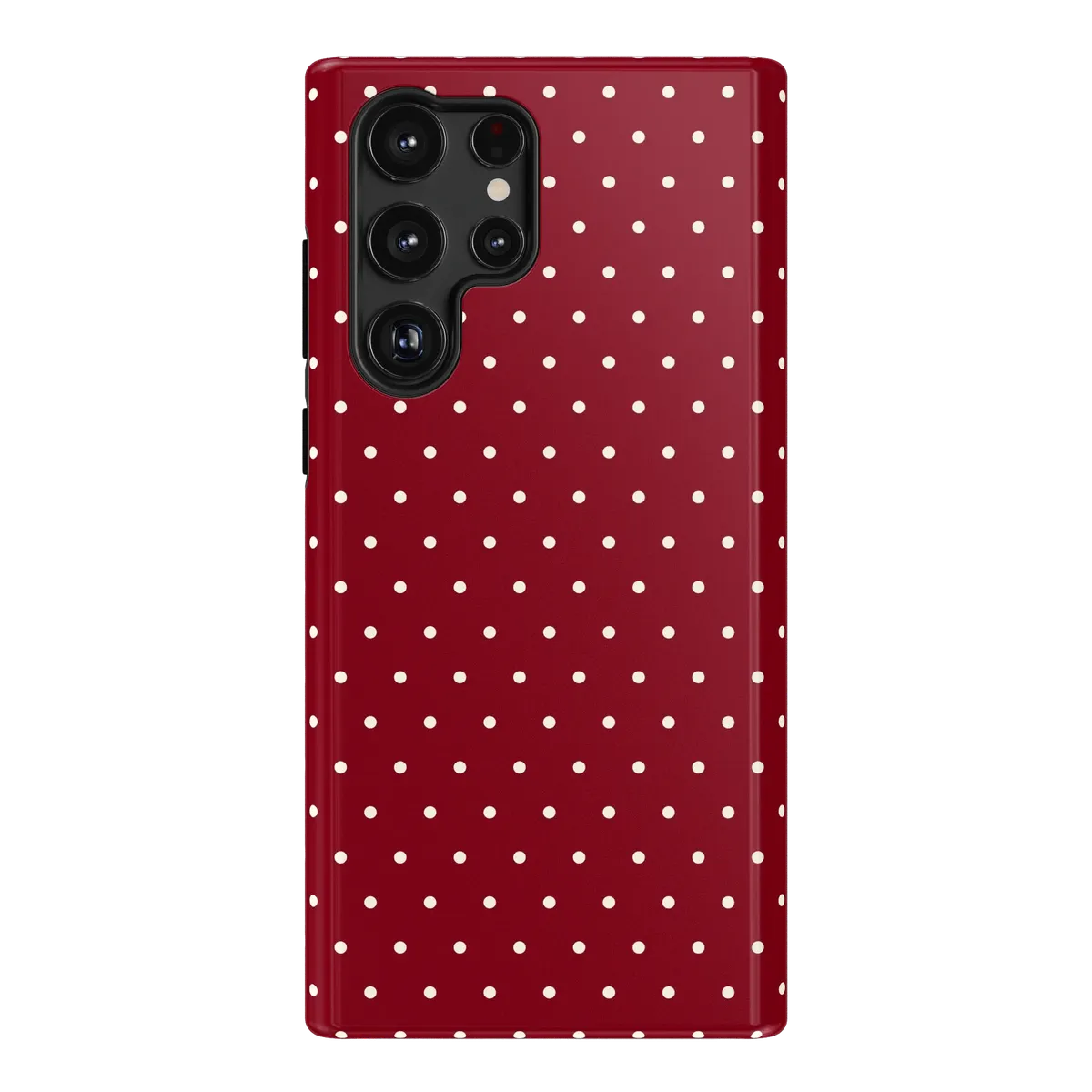 On the Dot | Maroon Polka Dot Case