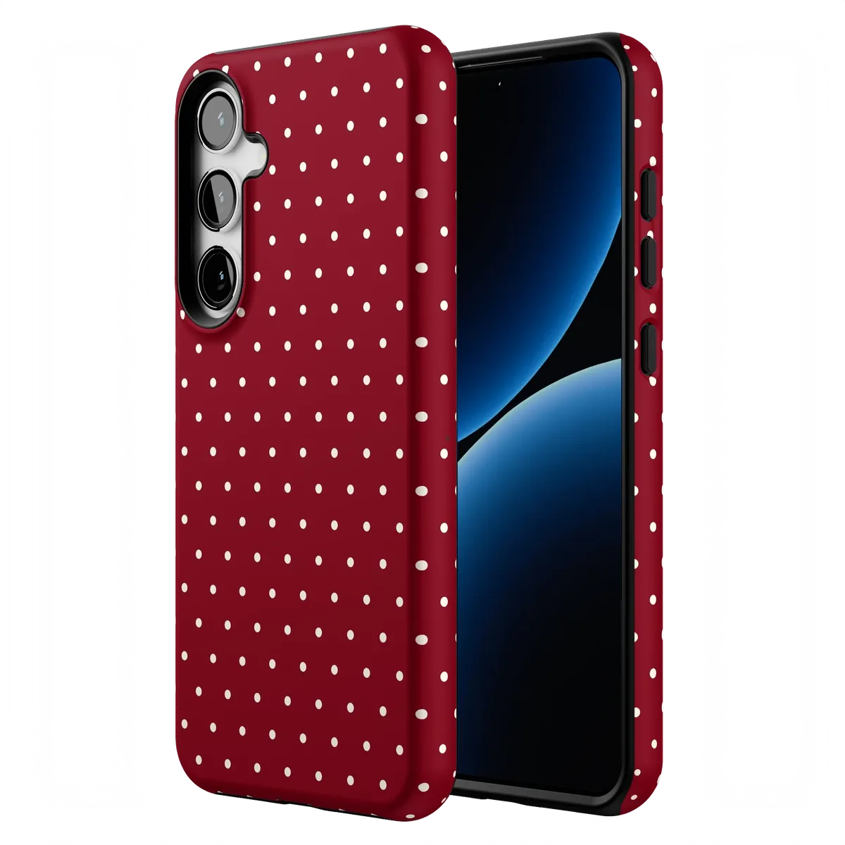 On the Dot | Maroon Polka Dot Case