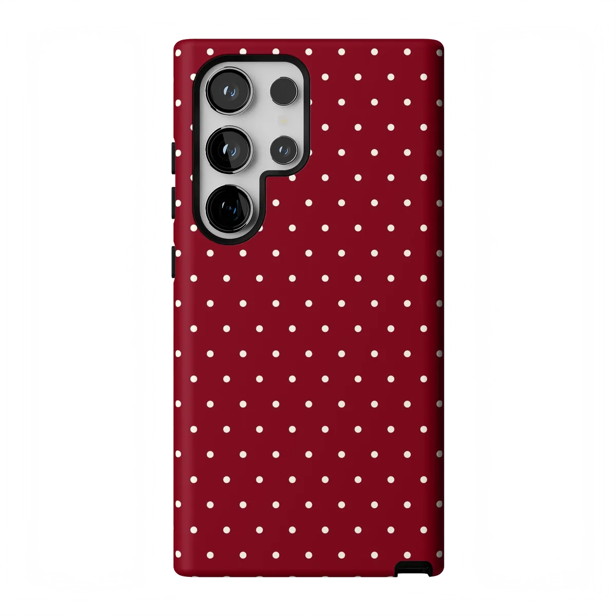 On the Dot | Maroon Polka Dot Case