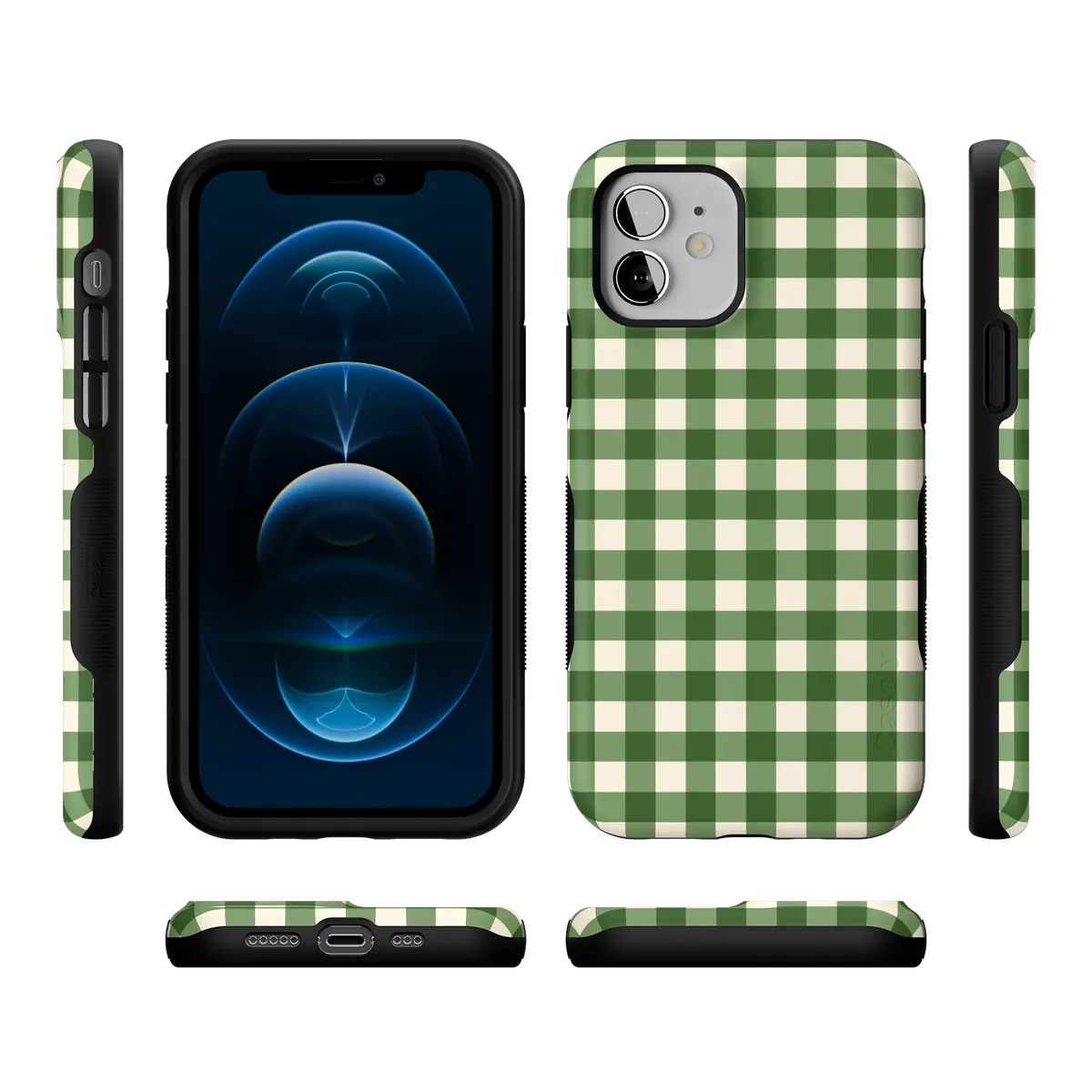 Checked Twice | Green Plaid Case