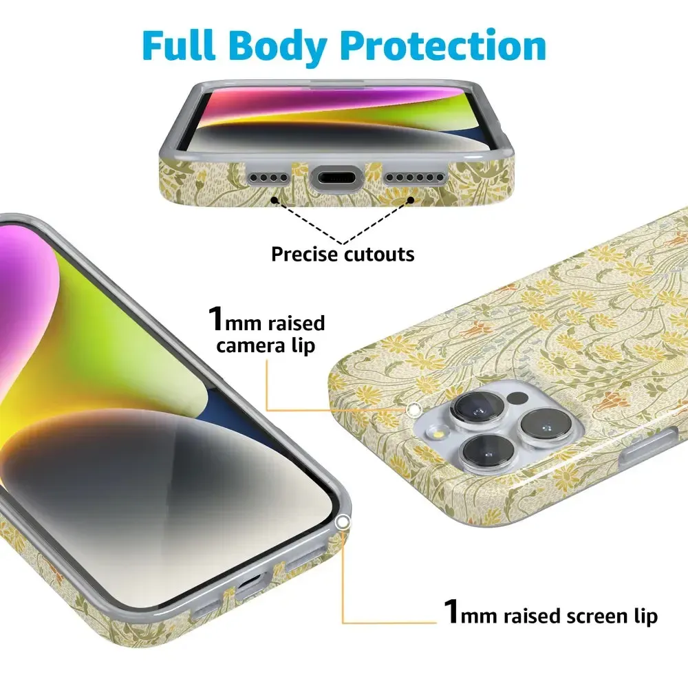 Boho Blooms | Golden Floral Case