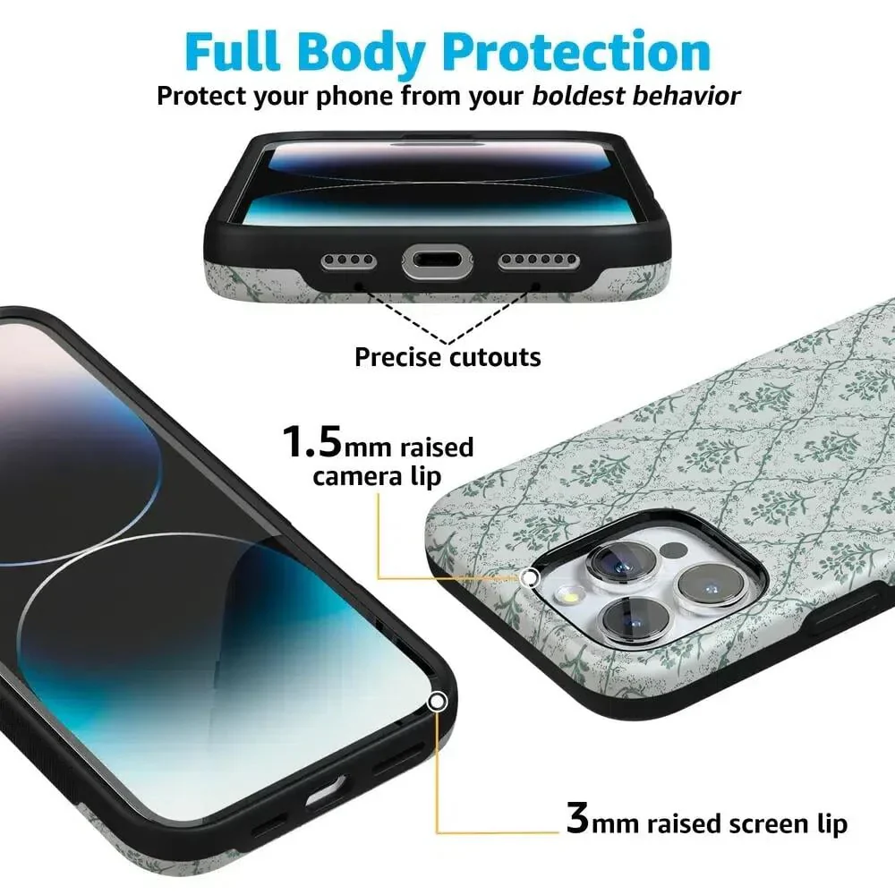 Sage Tapestry | Floral Vines Case