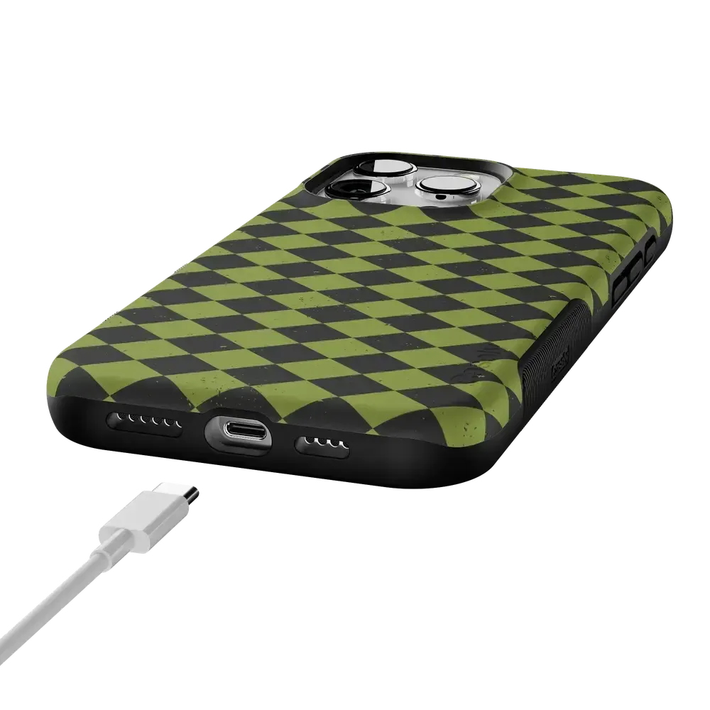 Wicked Hex | Green Checkered Case