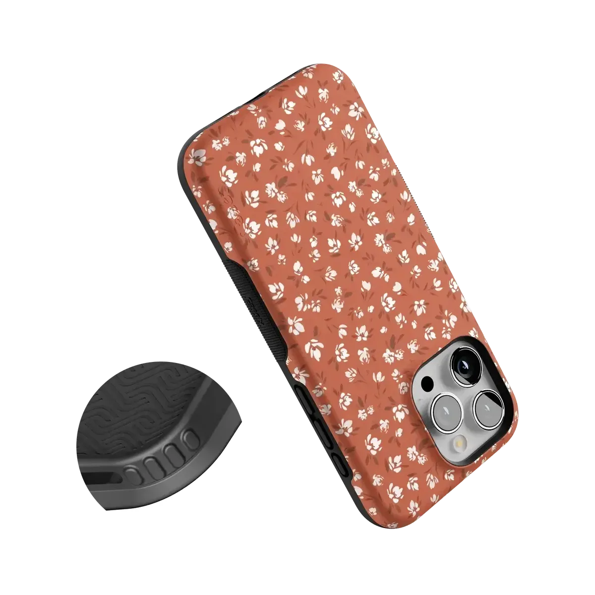 Mocha Meadow | Tiny Flowers Case