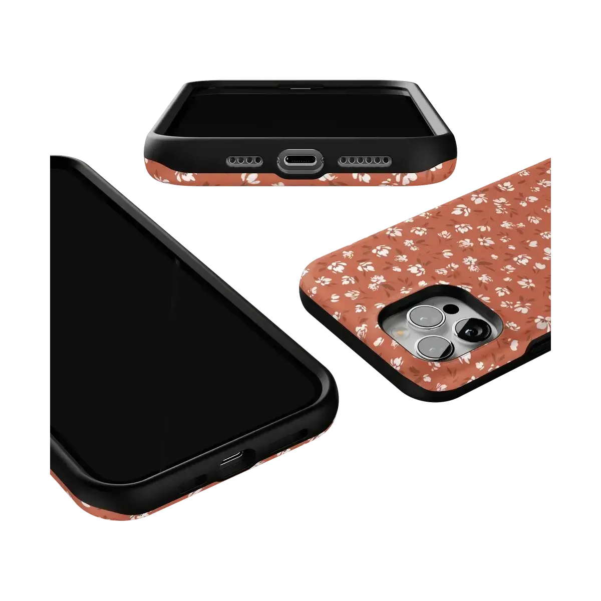 Mocha Meadow | Tiny Flowers Case