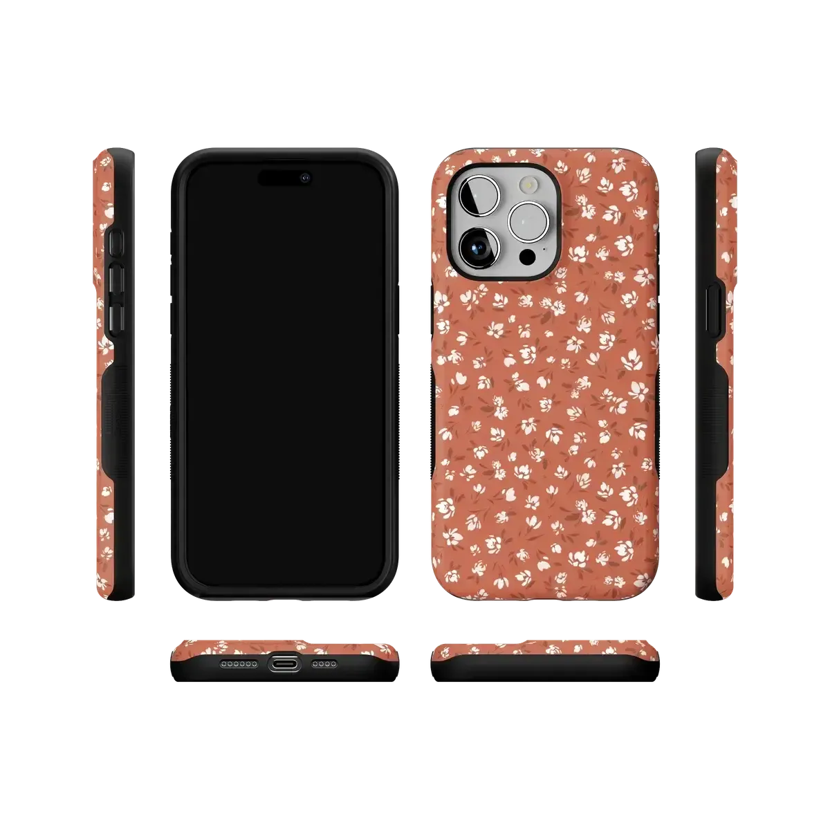 Mocha Meadow | Tiny Flowers Case