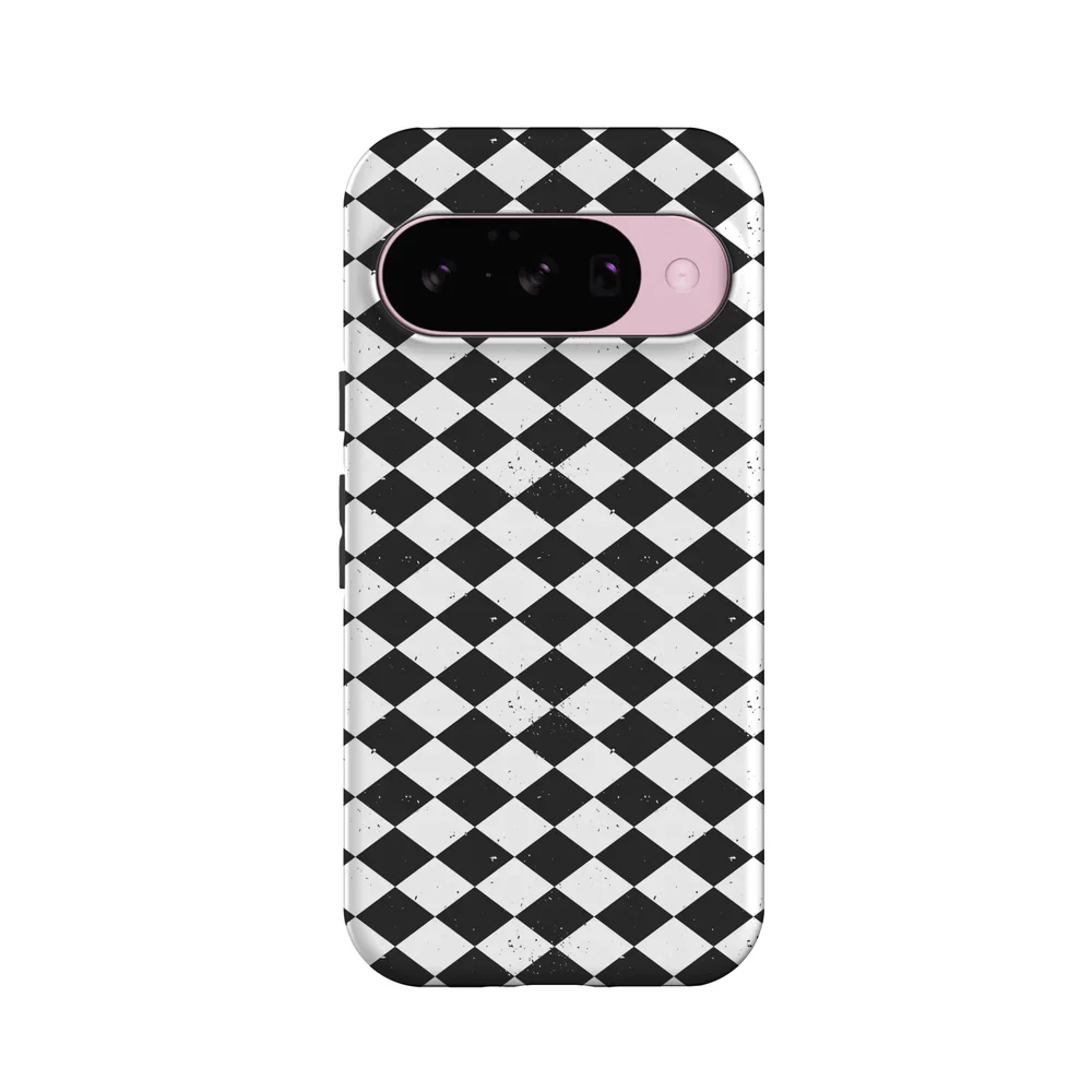 Salem's Hex | Black & White Checkered Case