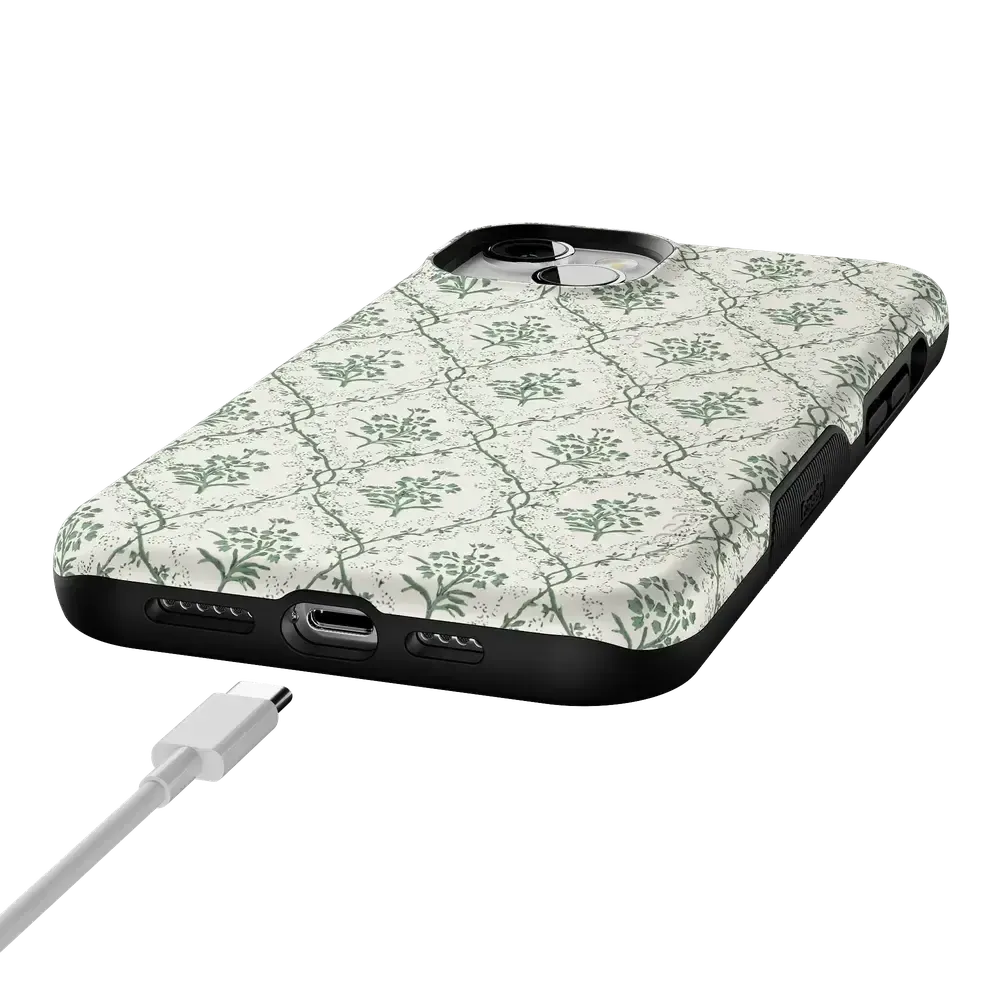 Sage Tapestry | Floral Vines Case