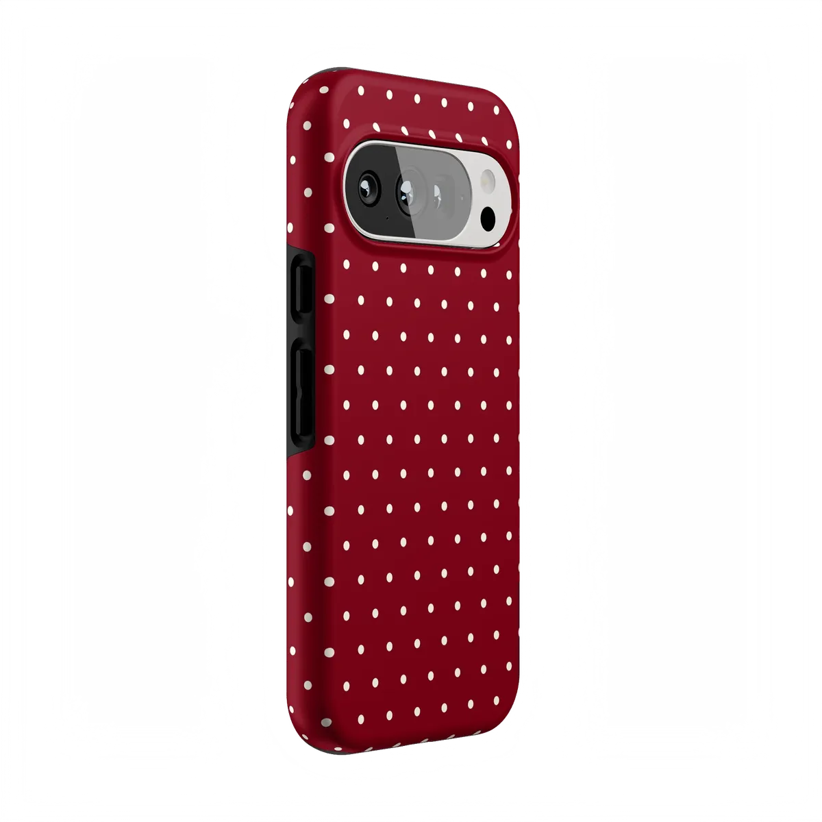 On the Dot | Maroon Polka Dot Case