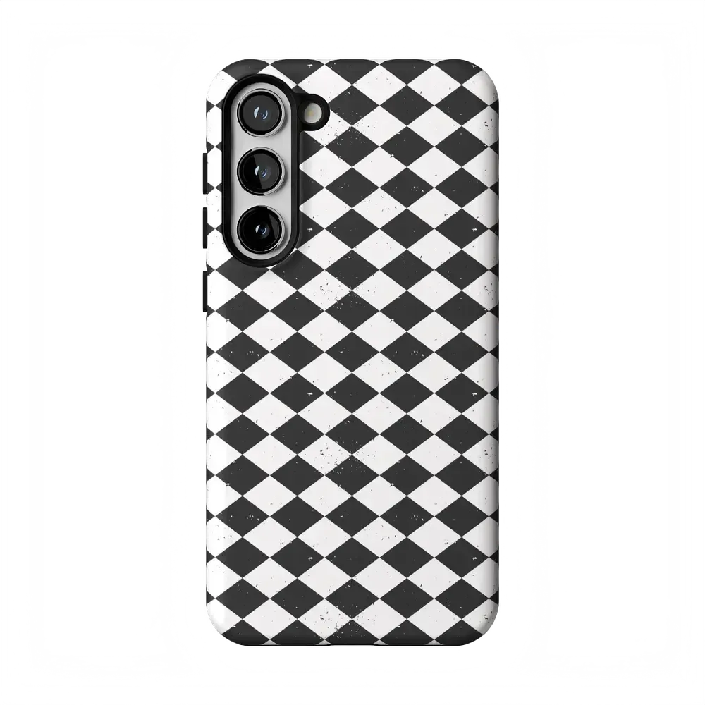 Salem's Hex | Black & White Checkered Case