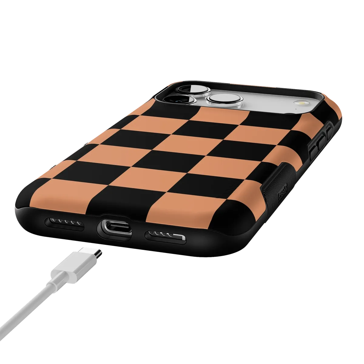 Fit Check | Black & Brown Checkerboard Case