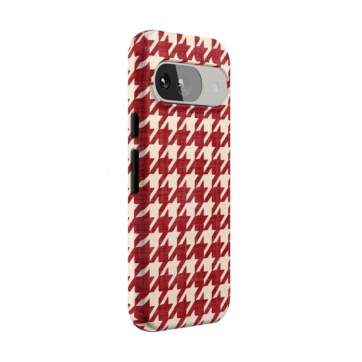 Scarlet Stitch | Red Houndstooth Case
