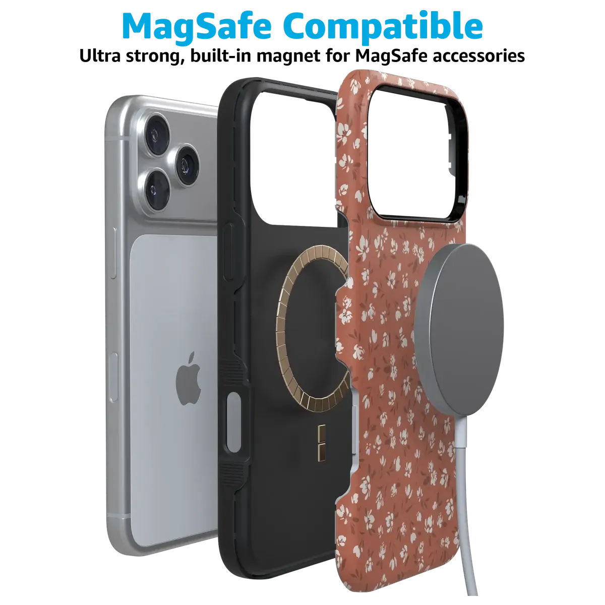 Mocha Meadow | Tiny Flowers Case