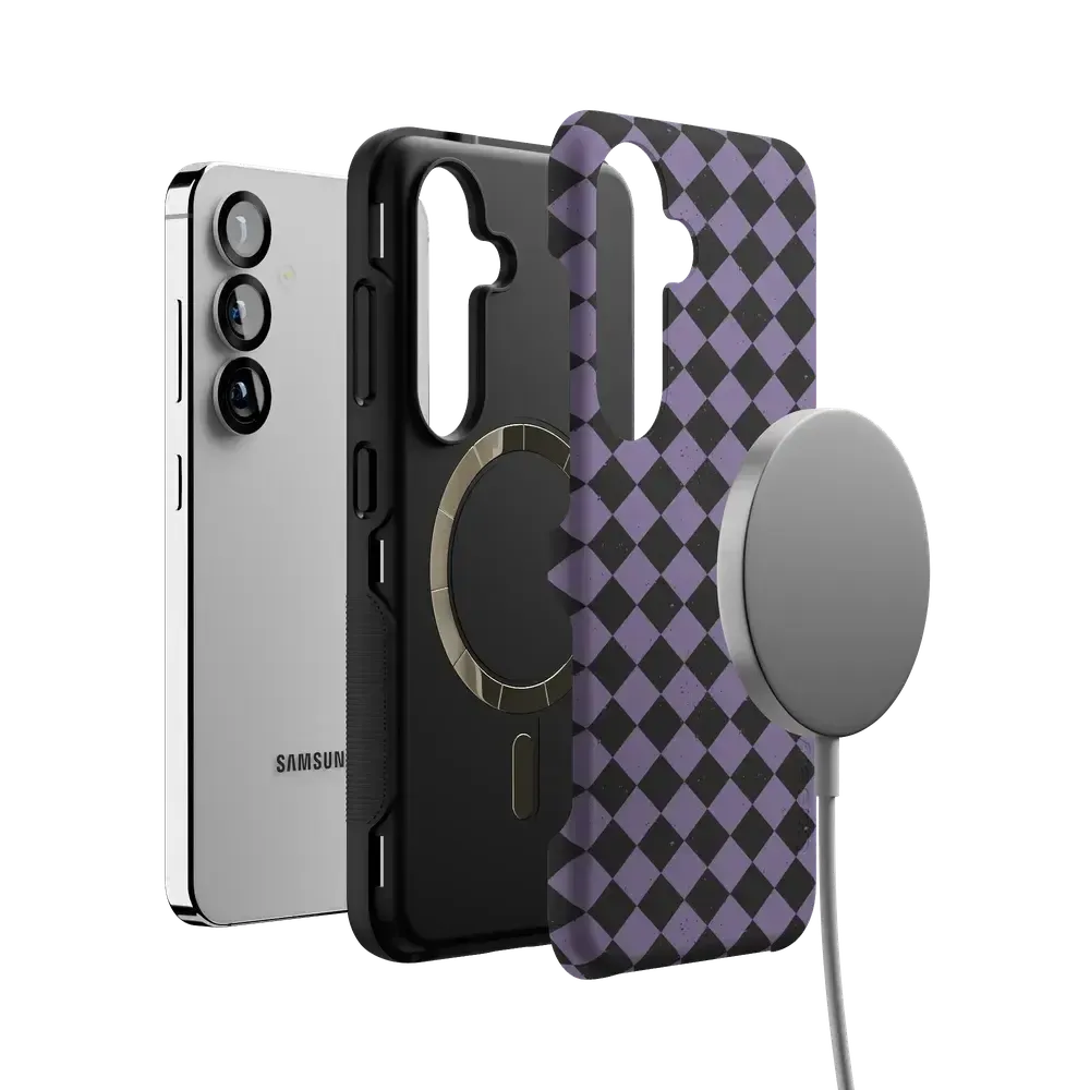 Midnight Hex | Purple Checkered Case