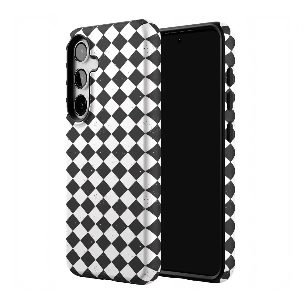 Salem's Hex | Black & White Checkered Case