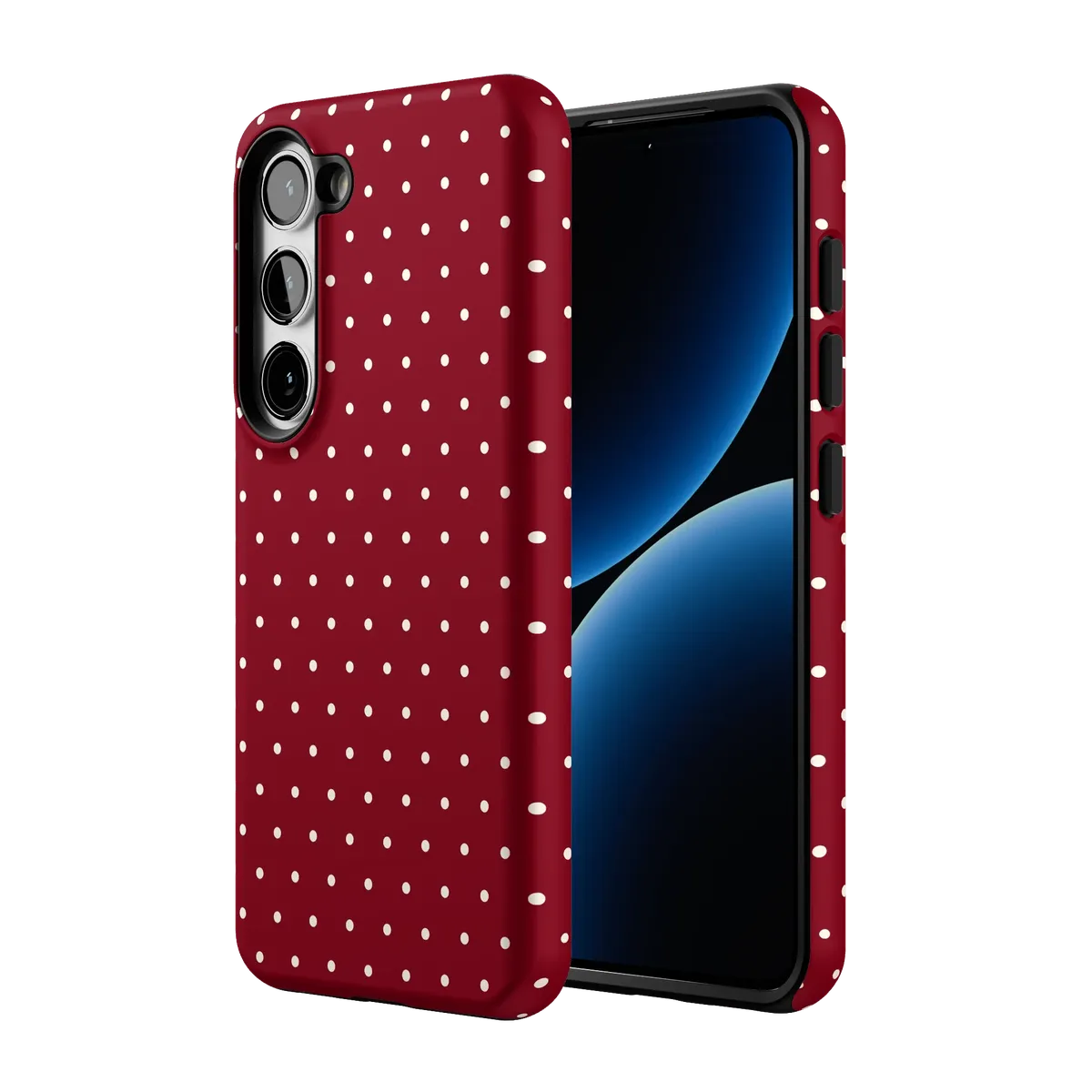 On the Dot | Maroon Polka Dot Case