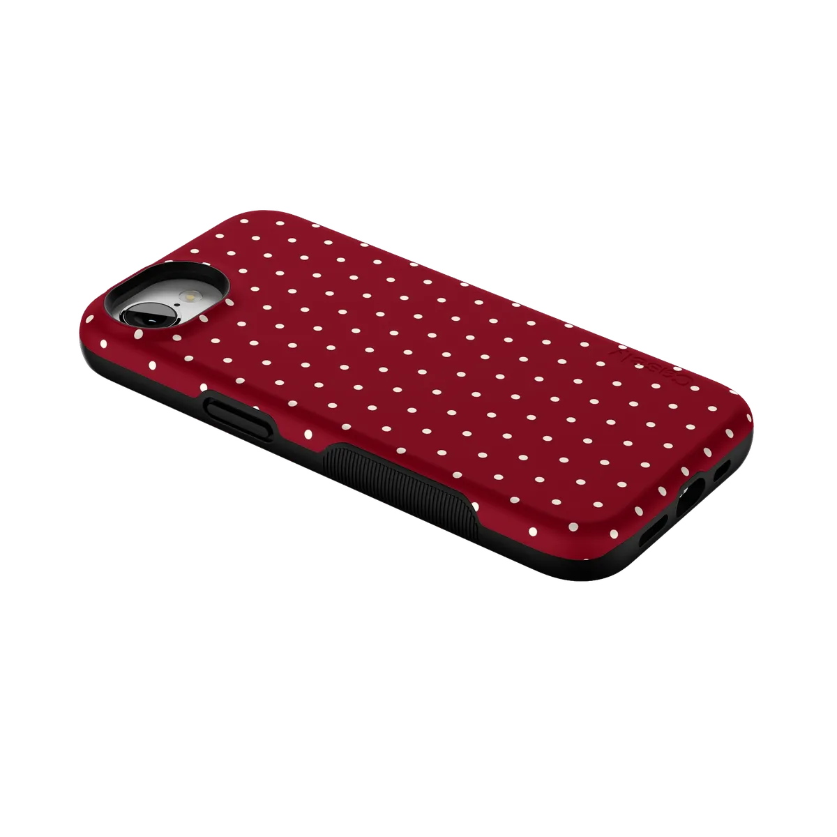 On the Dot | Maroon Polka Dot Case