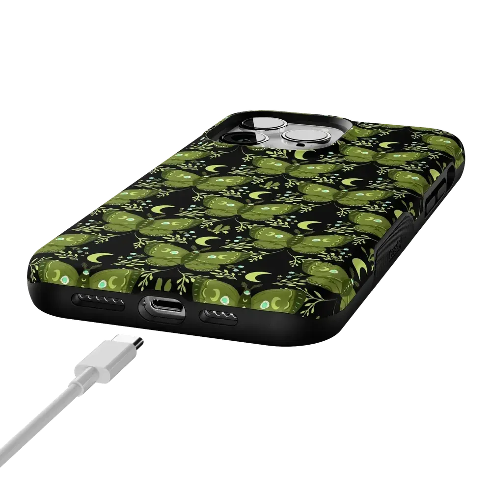 Mystic Moths | Green Twilight Case