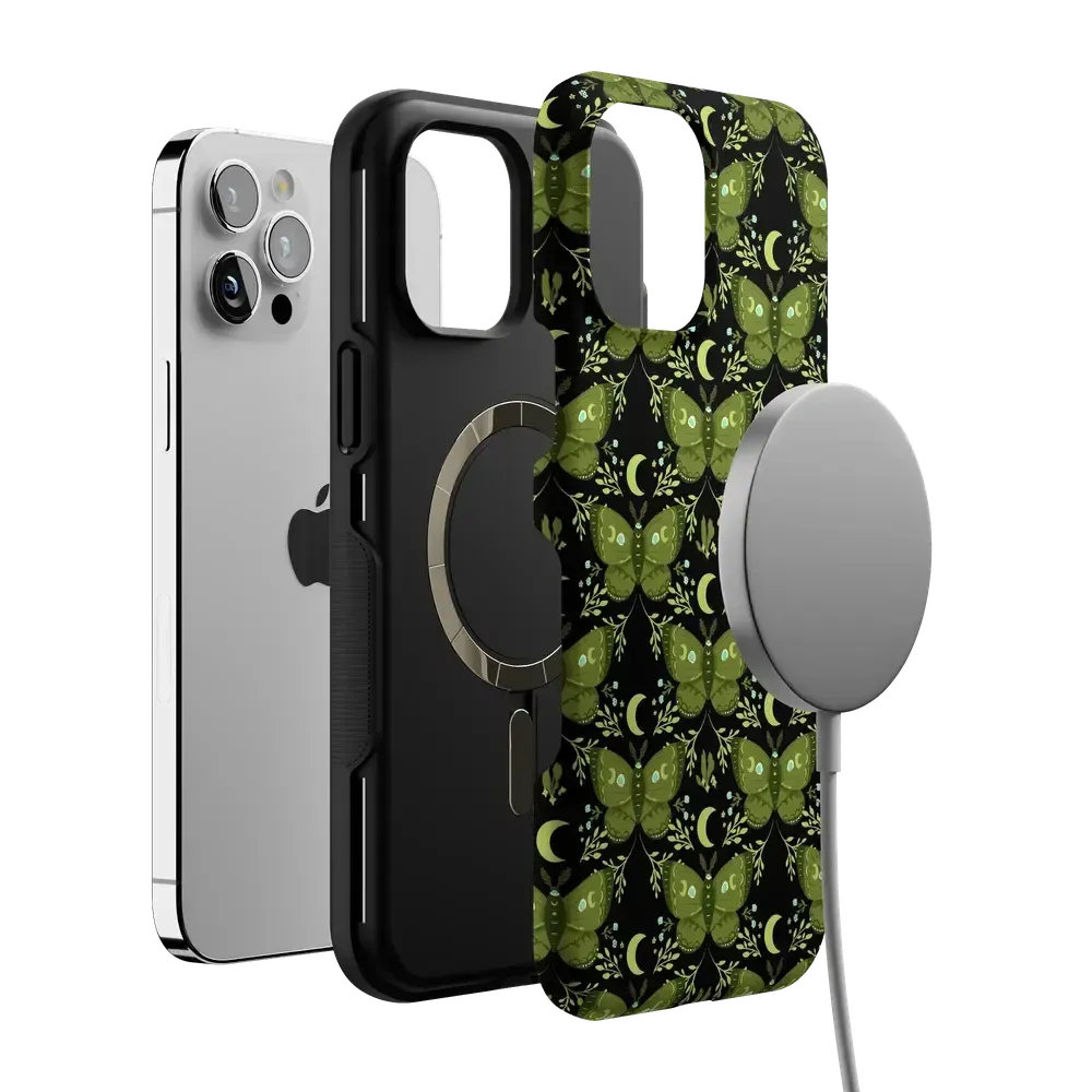 Mystic Moths | Green Twilight Case