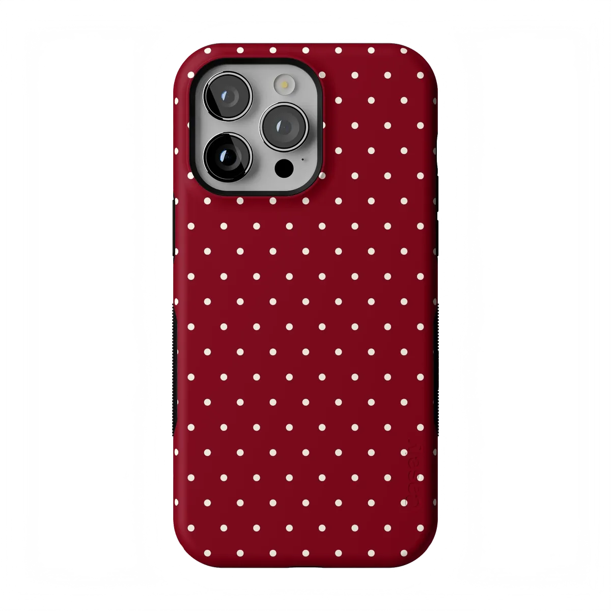 On the Dot | Maroon Polka Dot Case