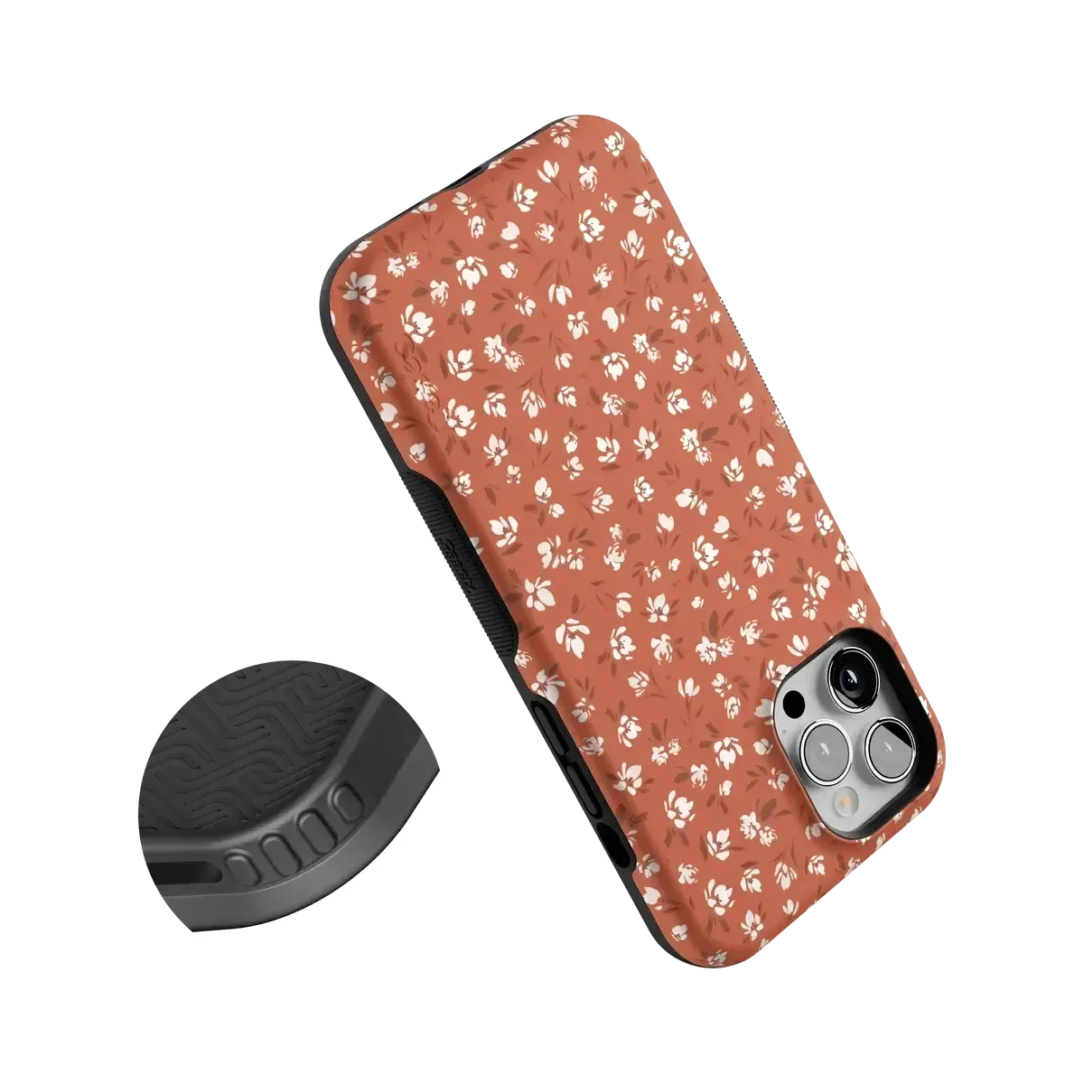 Mocha Meadow | Tiny Flowers Case