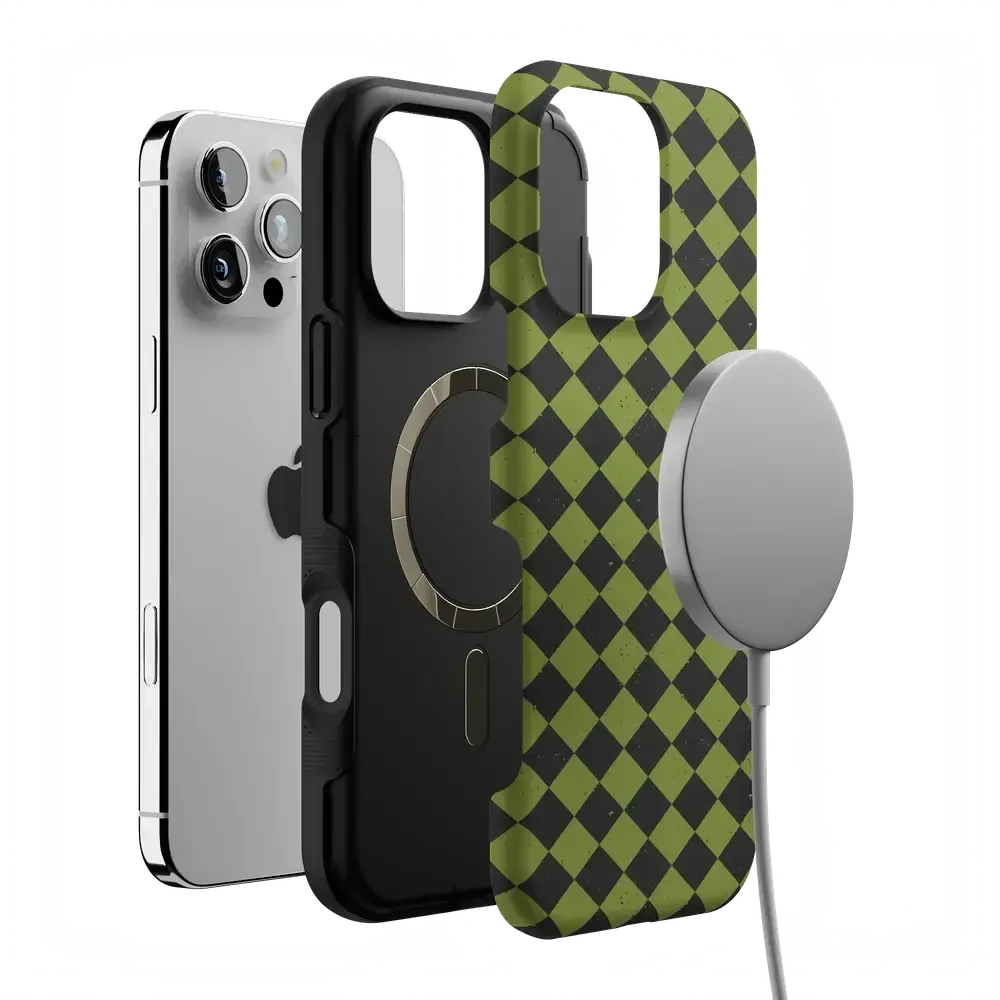 Wicked Hex | Green Checkered Case