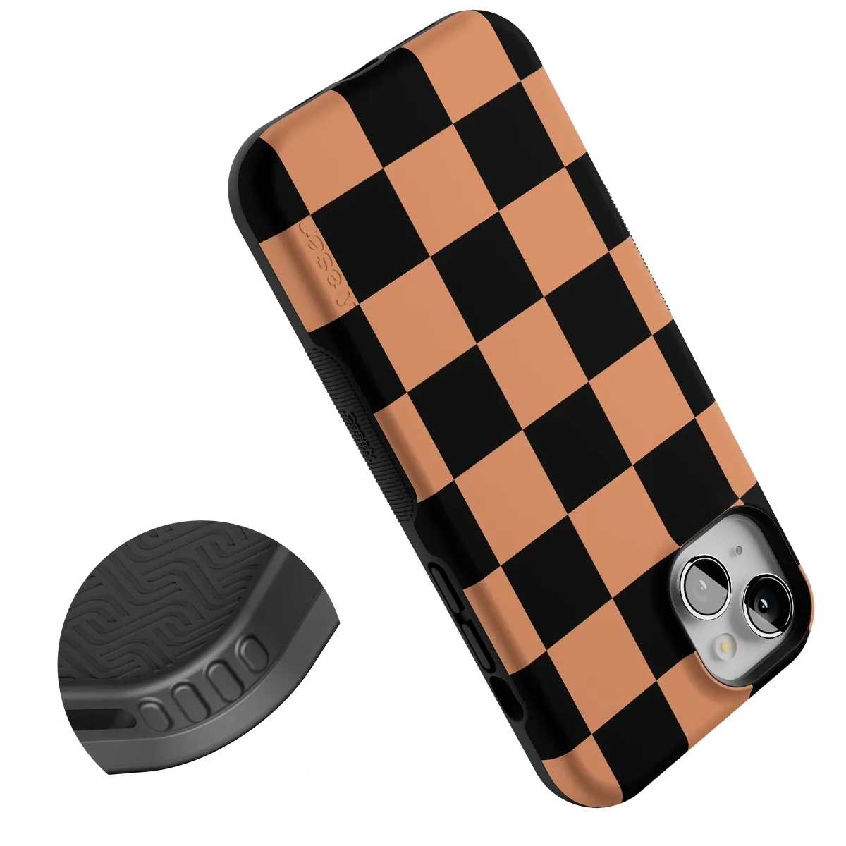Fit Check | Black & Brown Checkerboard Case